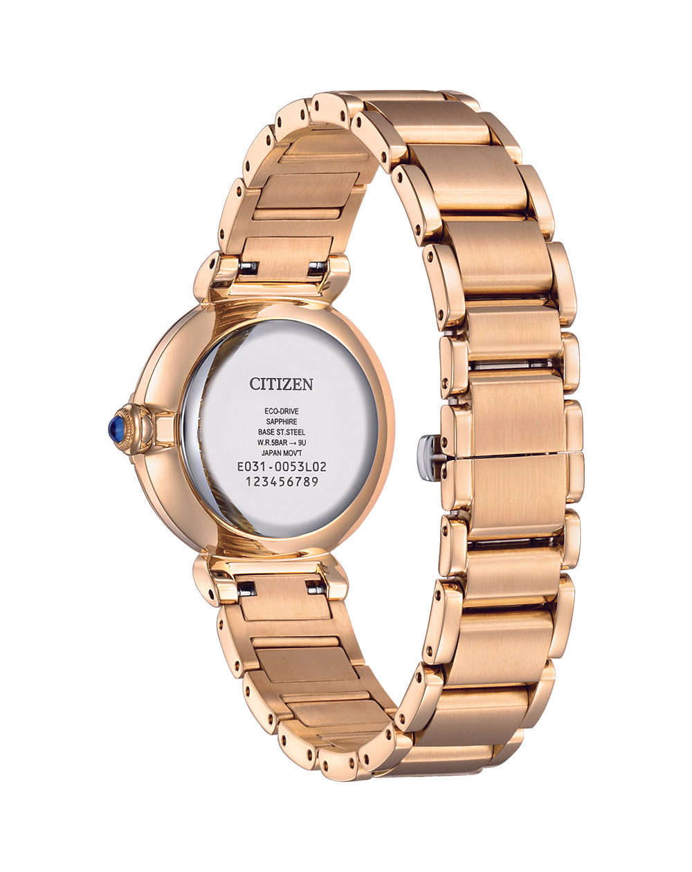 Citizen Eco-Dive Mother of Pearl Dial Stainless Steel Watch EM1073-85Y