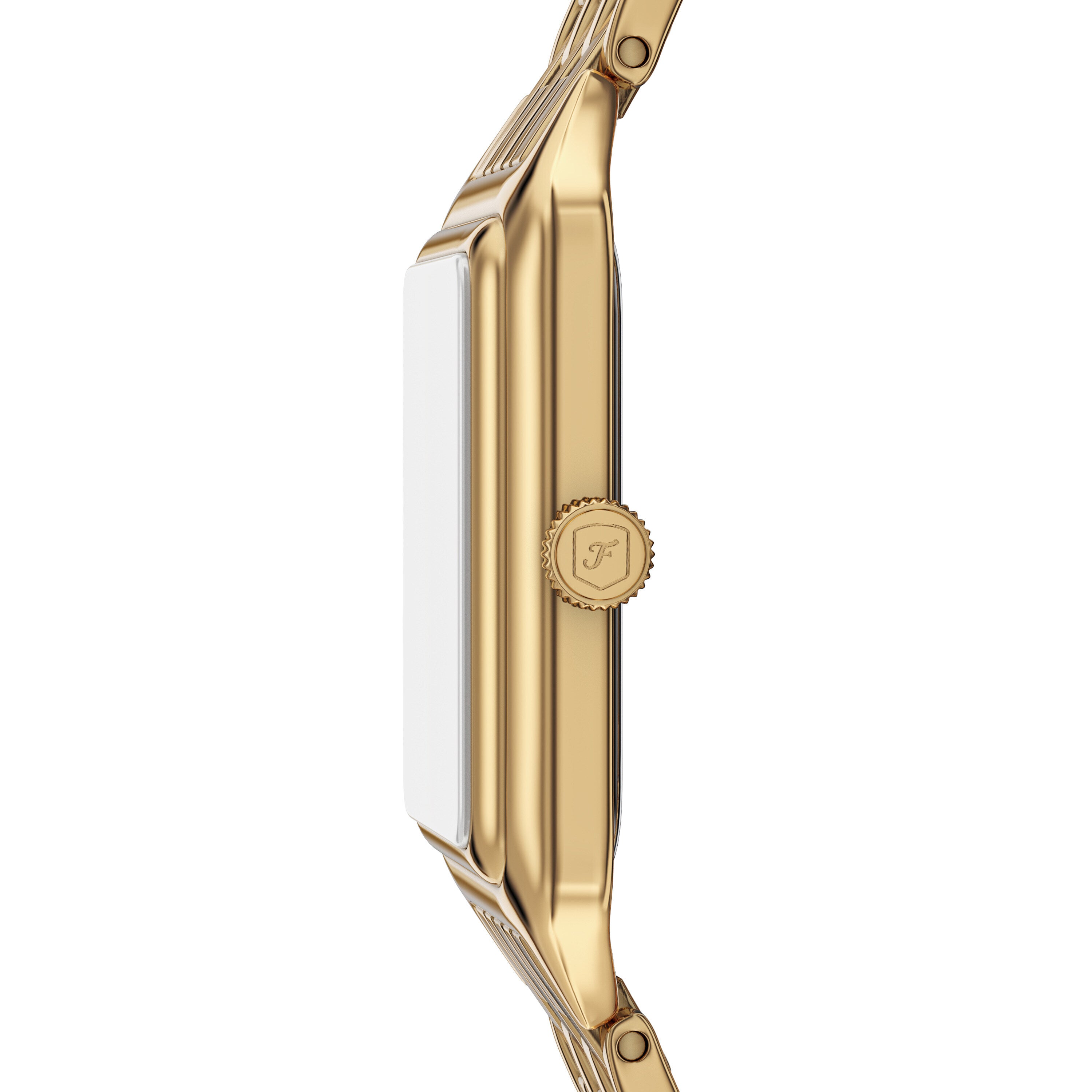 Fossil Raquel Black Dial Gold Stainless Steel Watch ES5434