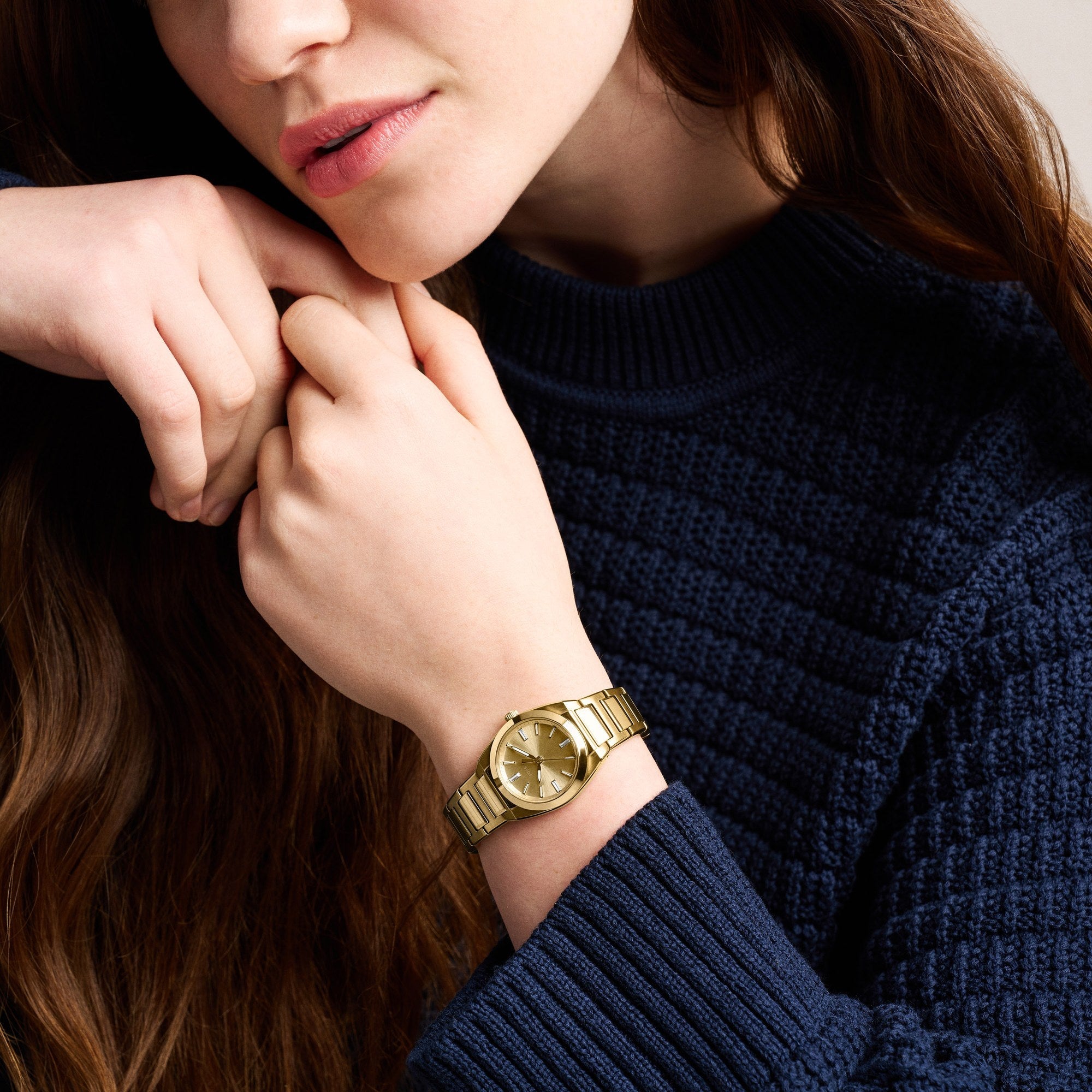 Fossil women's watch, gold dial (view 8)