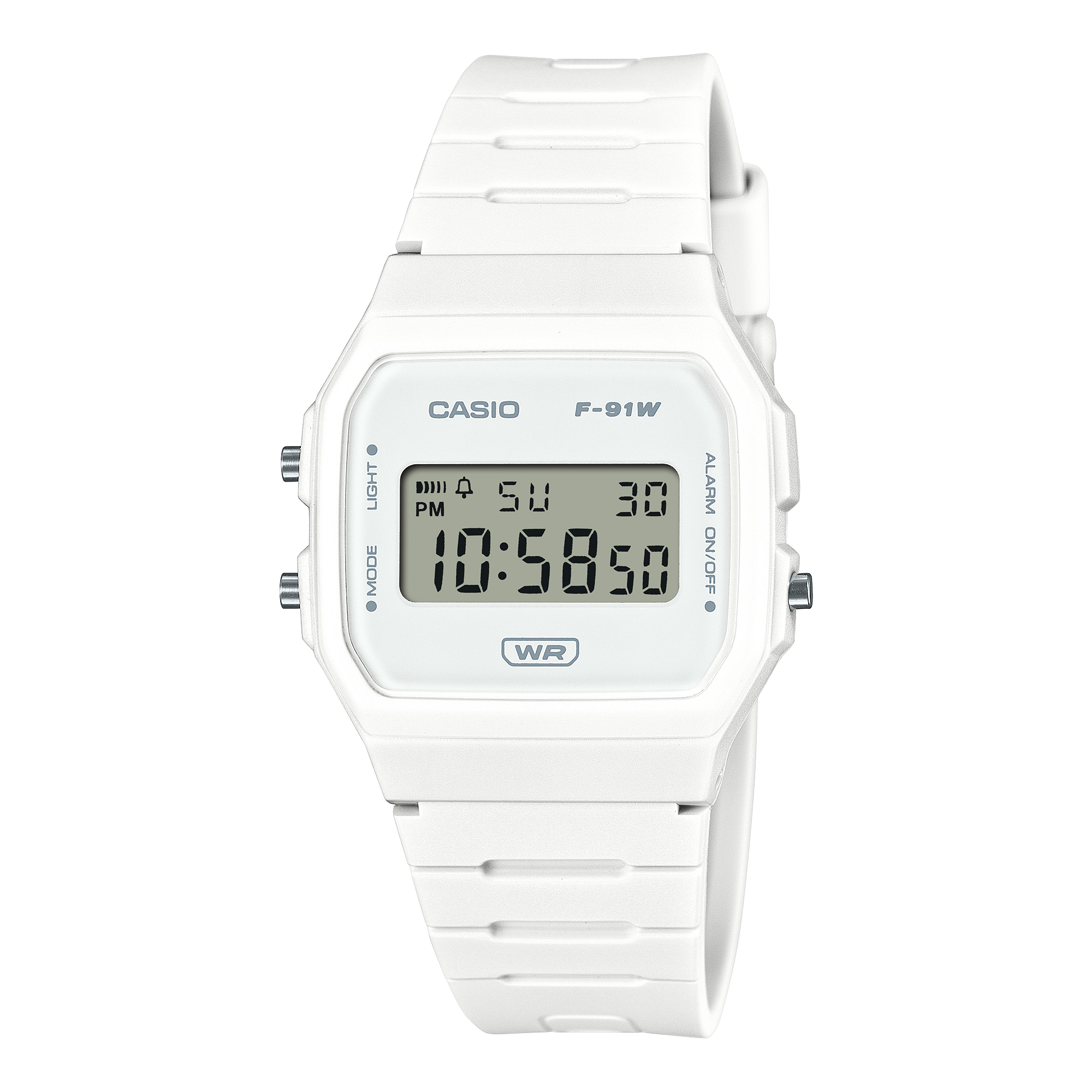 Casio White Resin Band Watch F91WB-7A