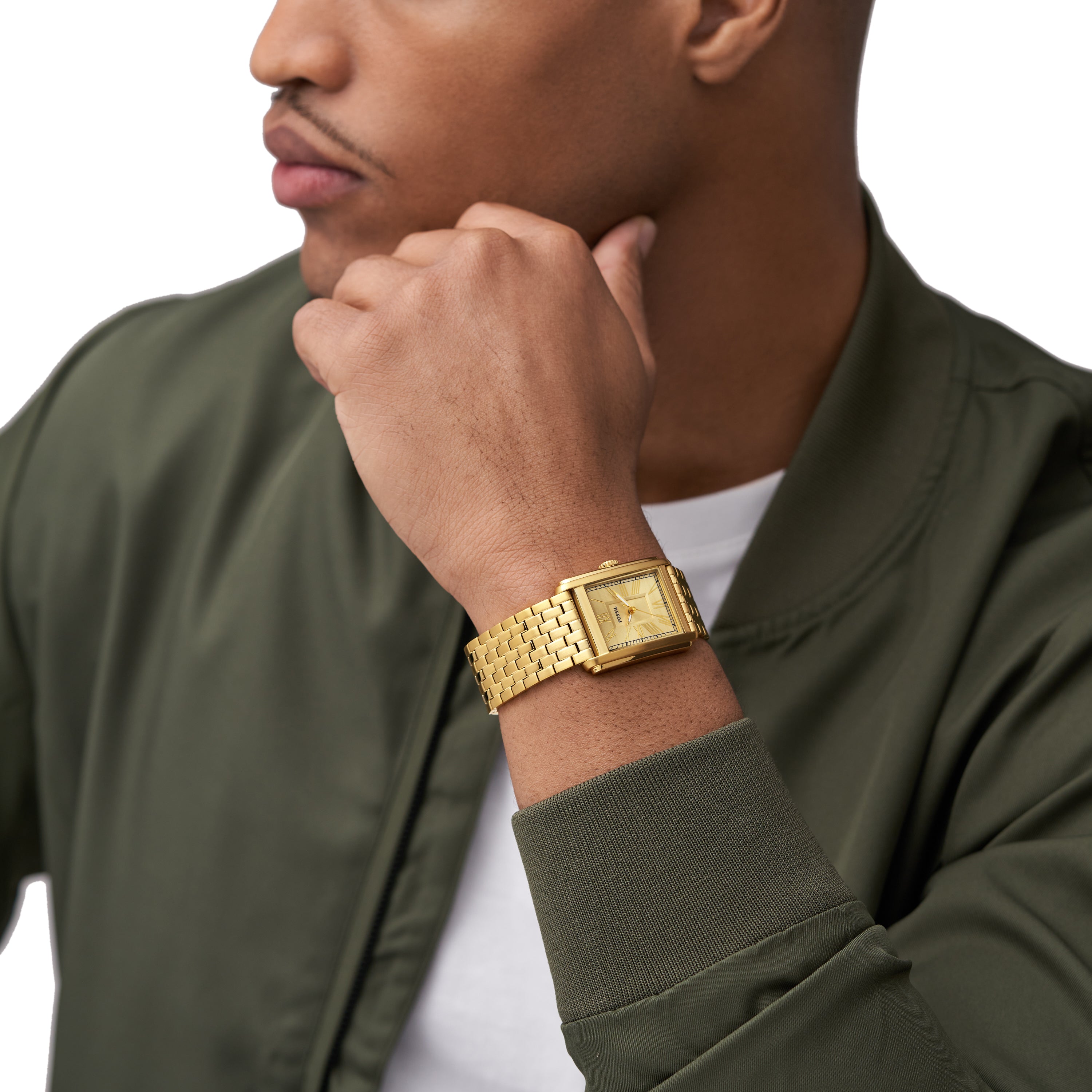 Fossil Carraway Gold Stainless Steel Watch FS6009