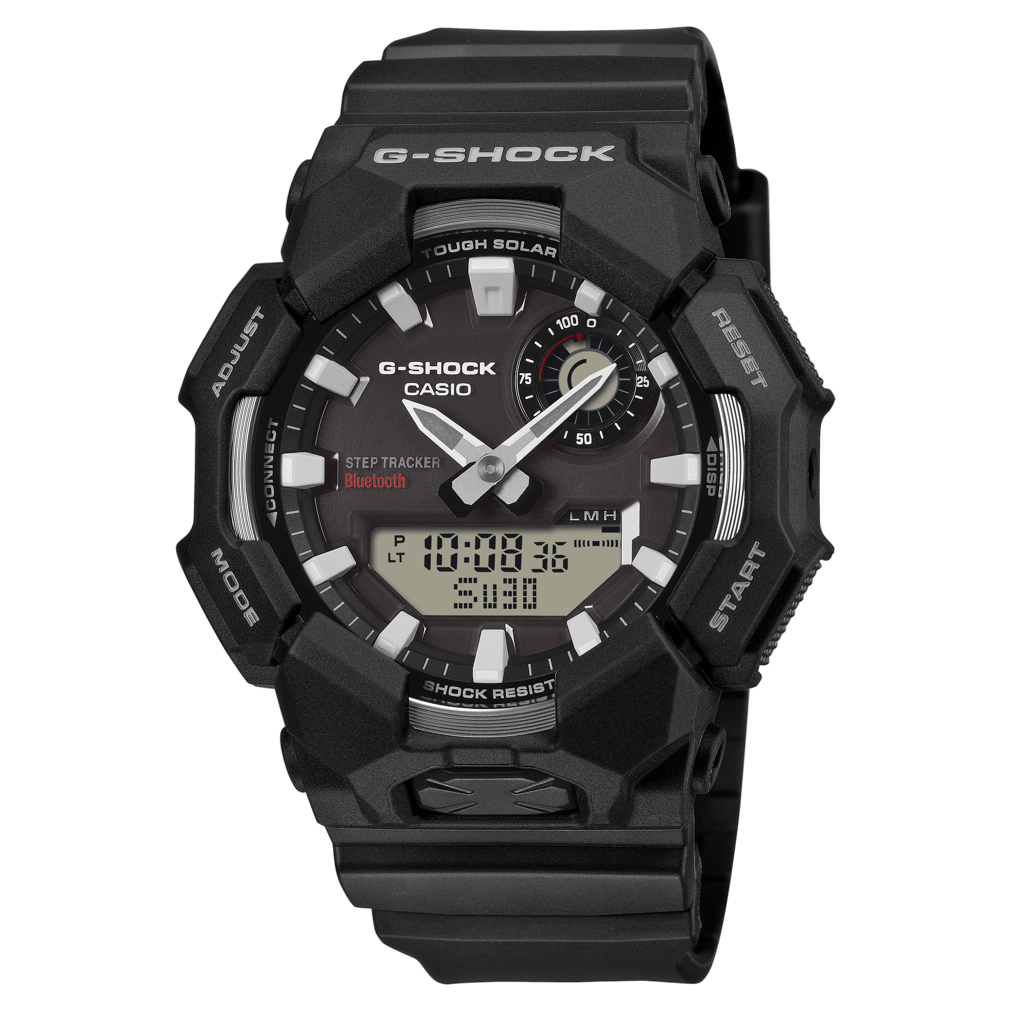 G-Shock Duo Analog Digital Black Resin Band Watch GAB010-1A