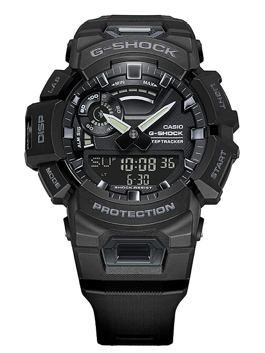 G-Shock G-Squad Black Resin Band Watch GBA900-1A