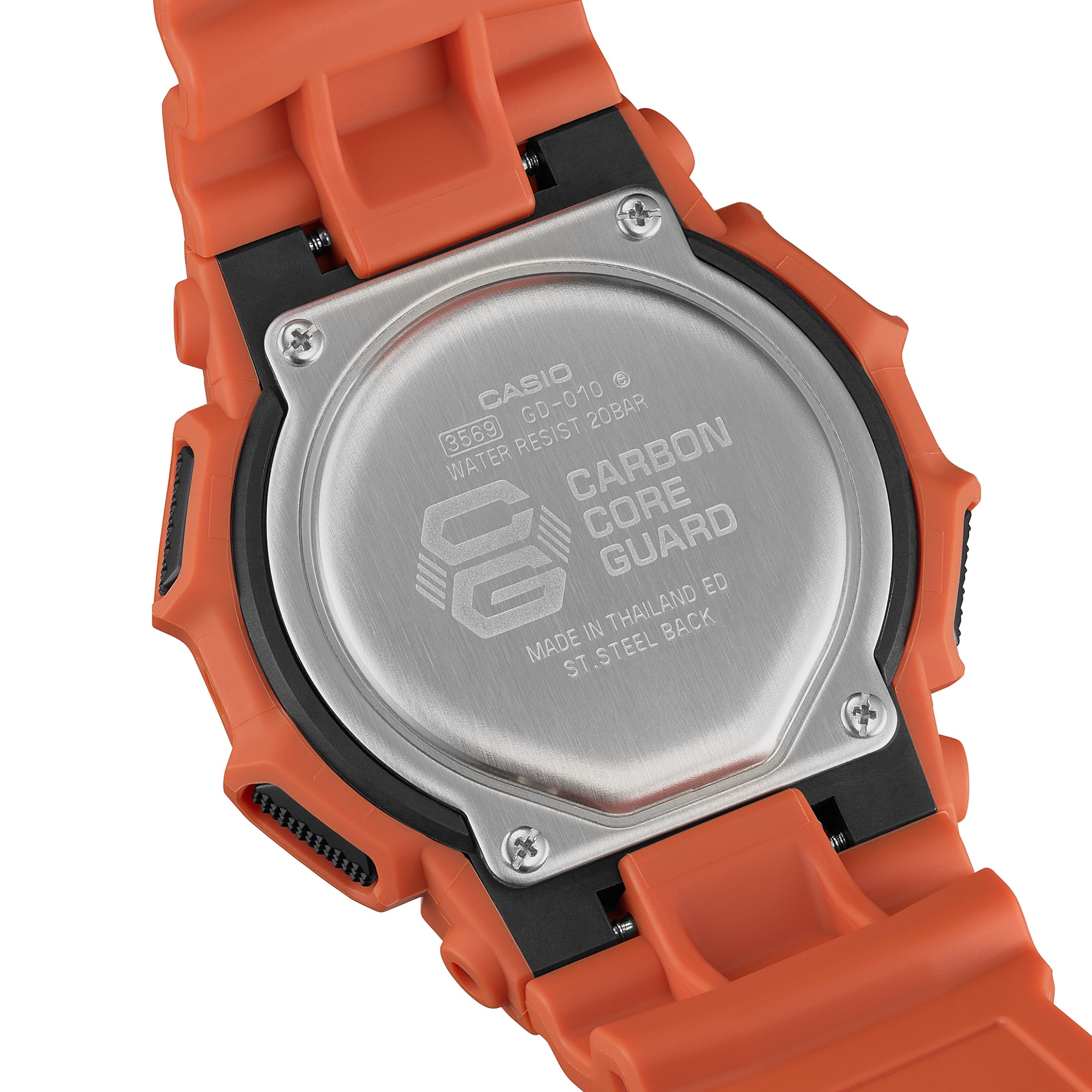 G-Shock Digital Orange Resin Band Watch GD010-4D