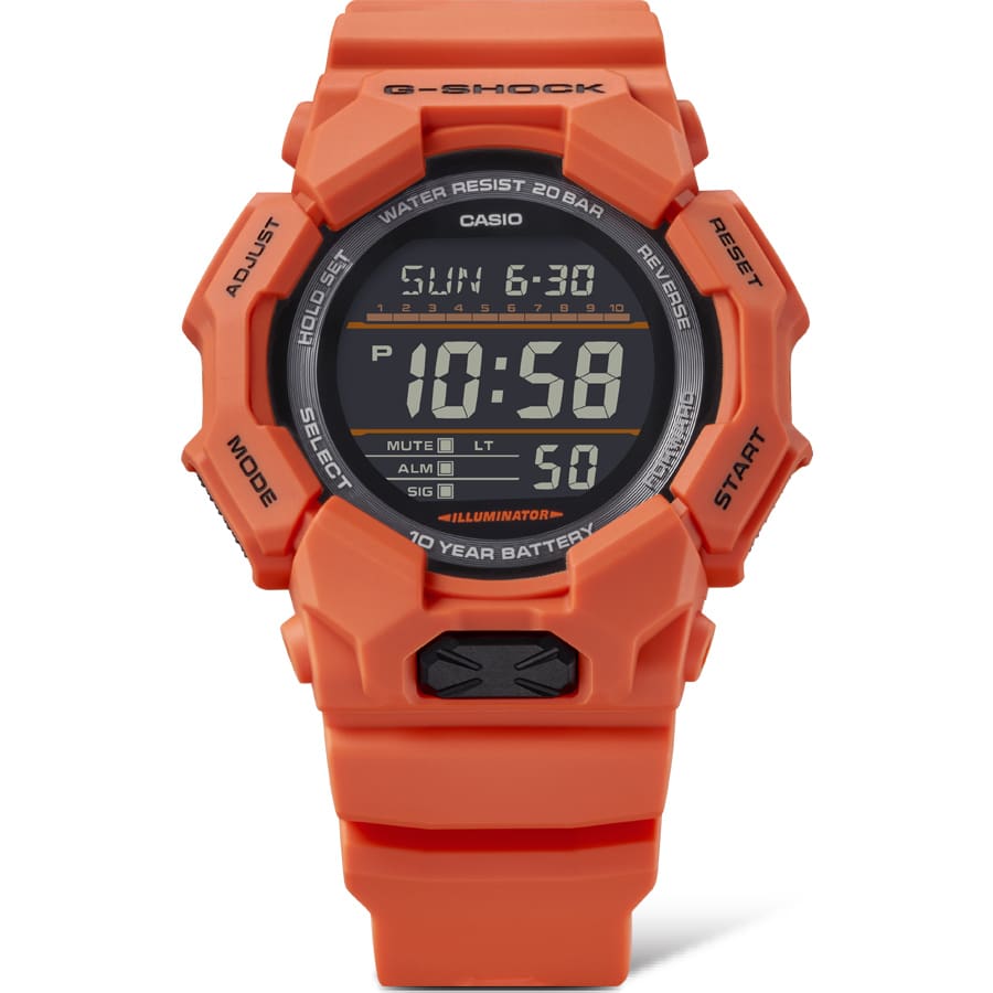 G-Shock Digital Orange Resin Band Watch GD010-4D
