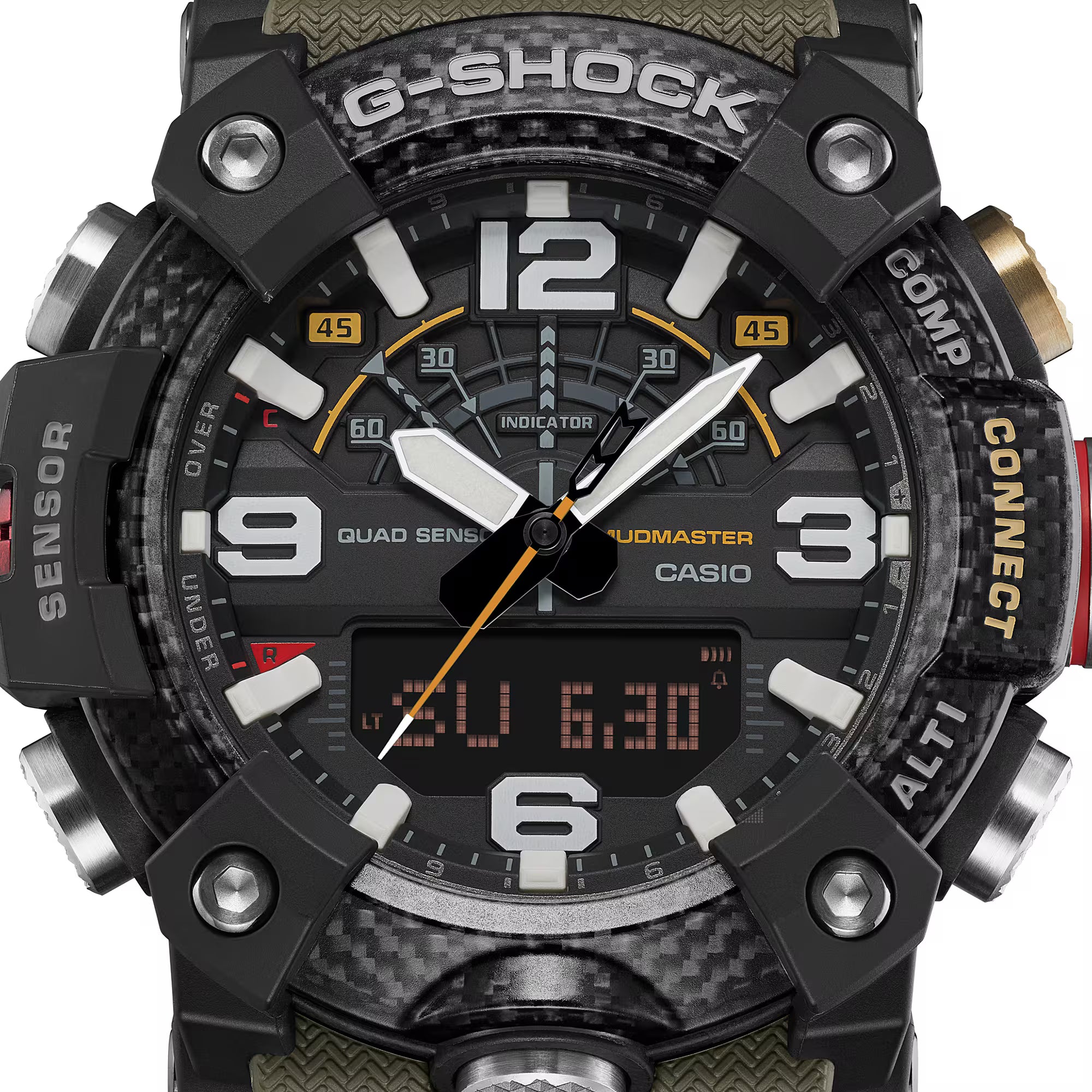 G-Shock Master Of G Mudmaster Green Rubber Band Watch GGB100X-1A3