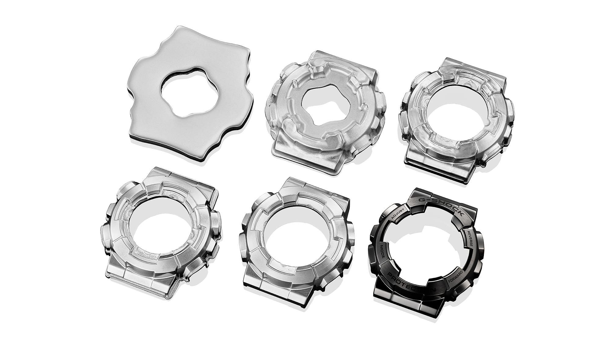 G-Shock 110 Series Silver Stainless Steel Watch GM110D-8A