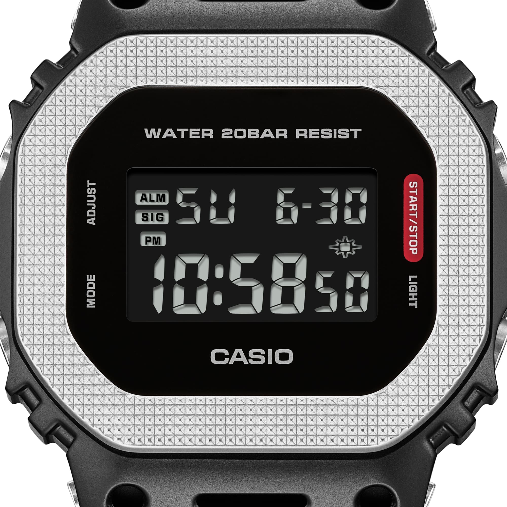 G-Shock Digital Modern Industrial Black Resin Band Watch GM5600BM-1D
