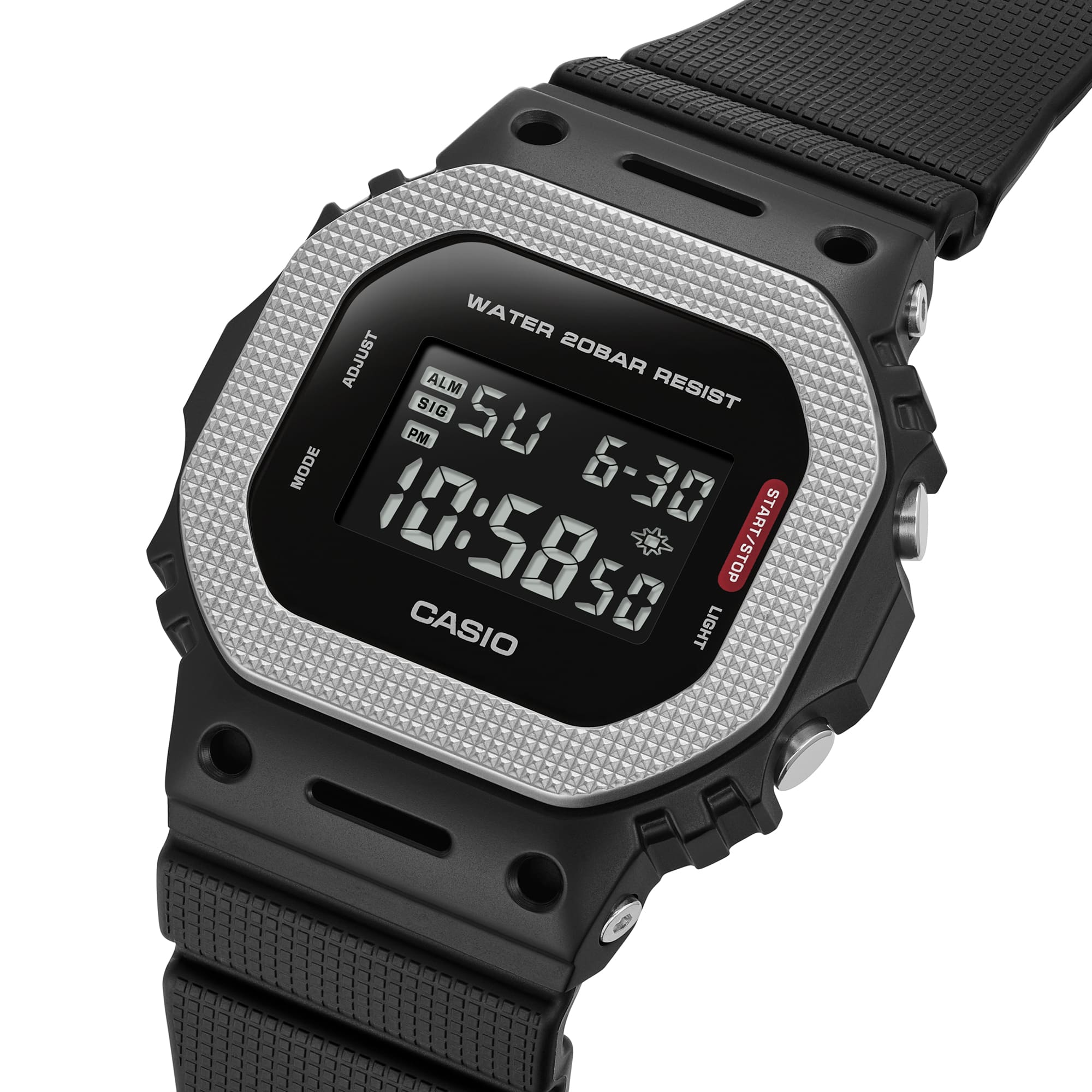G-Shock Digital Modern Industrial Black Resin Band Watch GM5600BM-1D