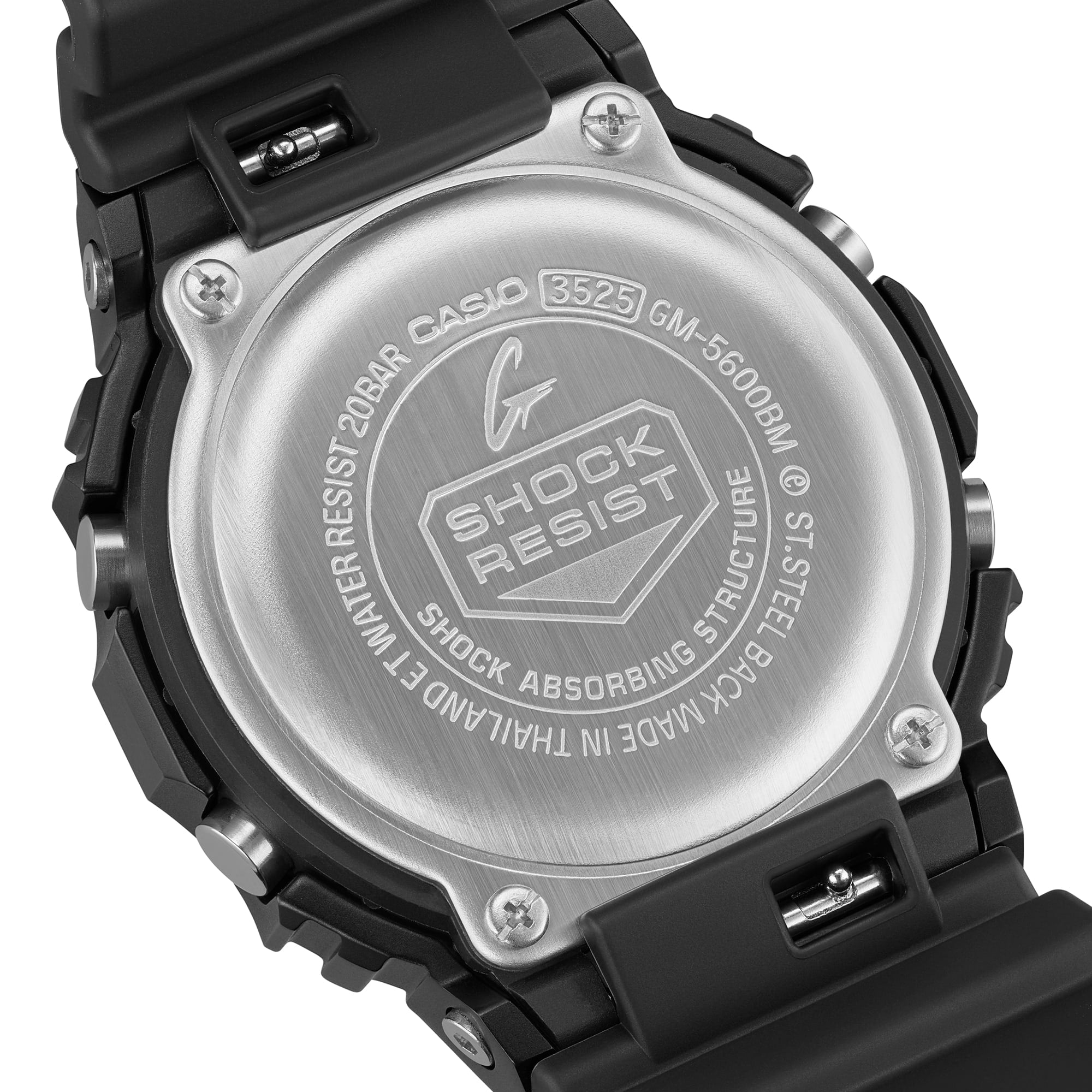 G-Shock Digital Modern Industrial Black Resin Band Watch GM5600BM-1D
