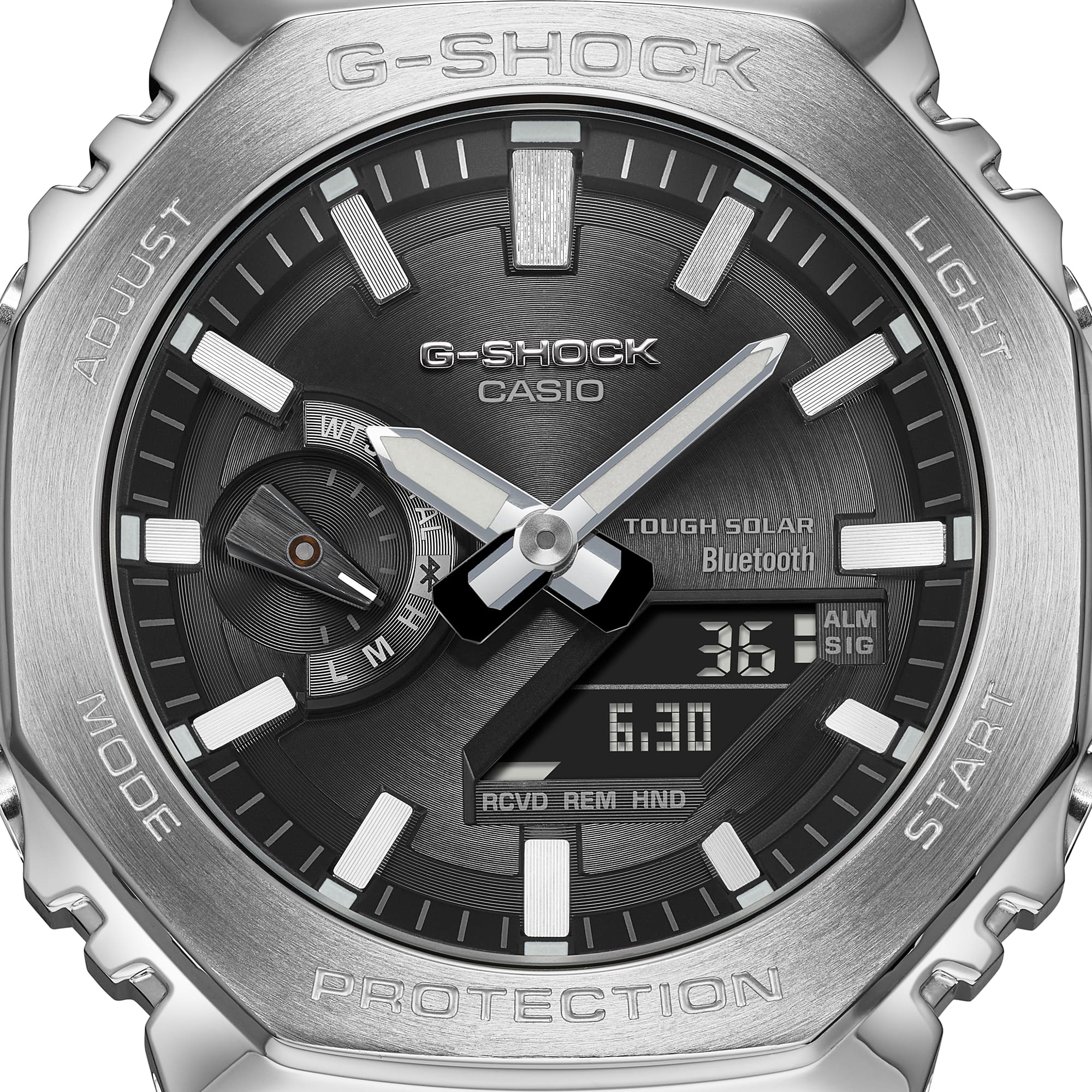 G-Shock Full Metal Black Dial Stainless Steel Watch GMB2100SD-1A