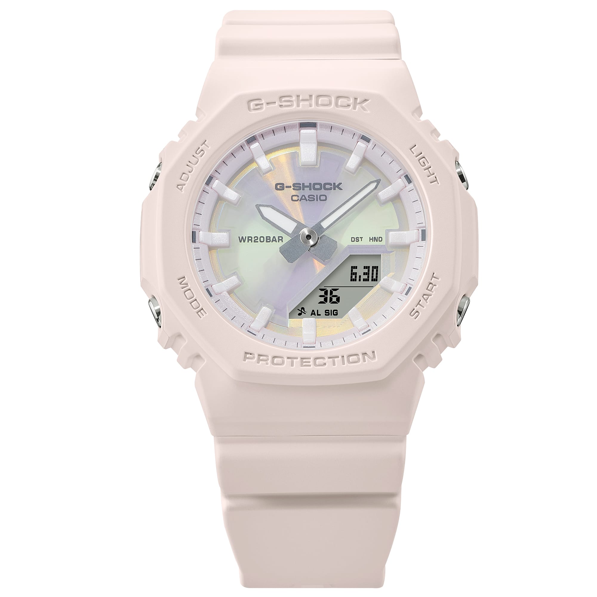 G-Shock Analog Digital Pink Resin Band Watch GMAP2100PC-4A