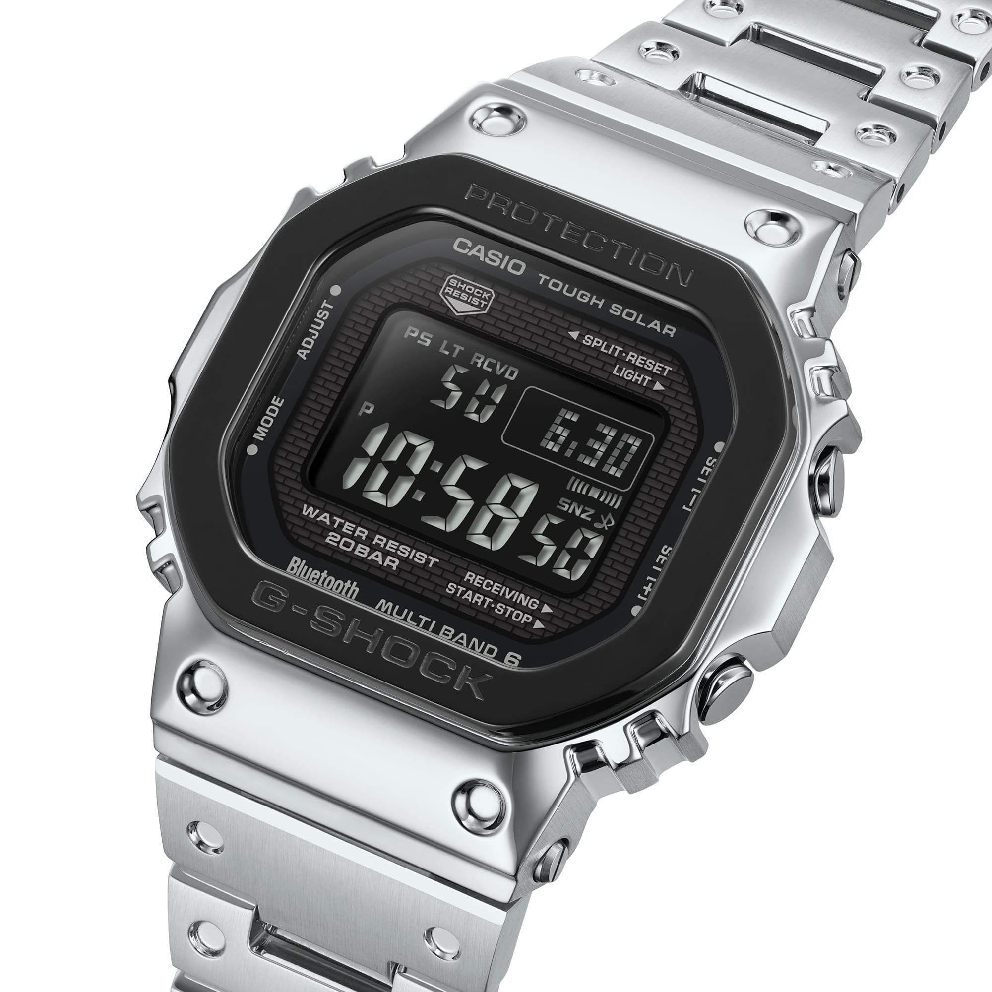 G-Shock G-Steel Black Dial Stainless Steel Watch GMWB5000BT-1D