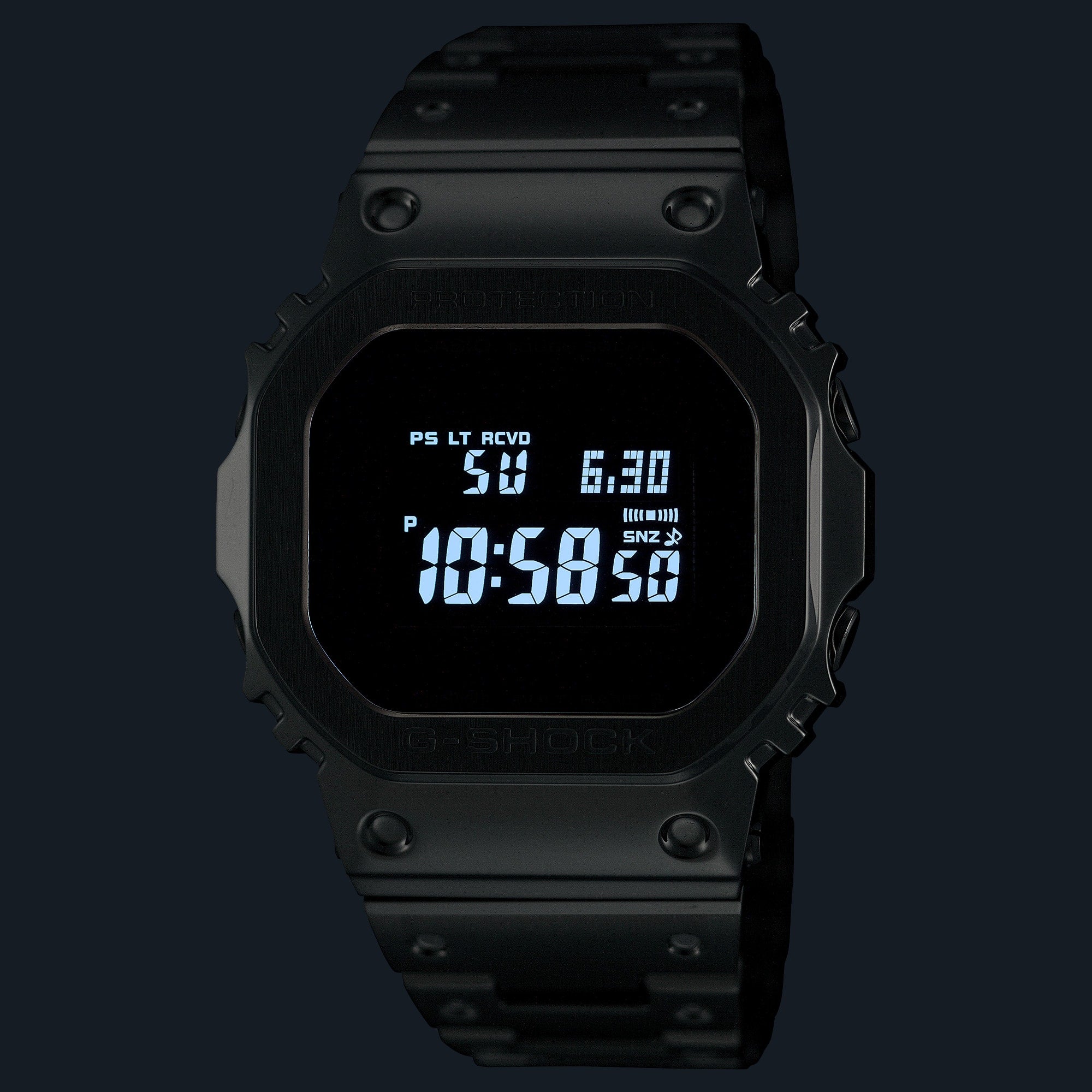 G-Shock Full Metal Silver Stainless Steel Watch GMWB5000D-2D