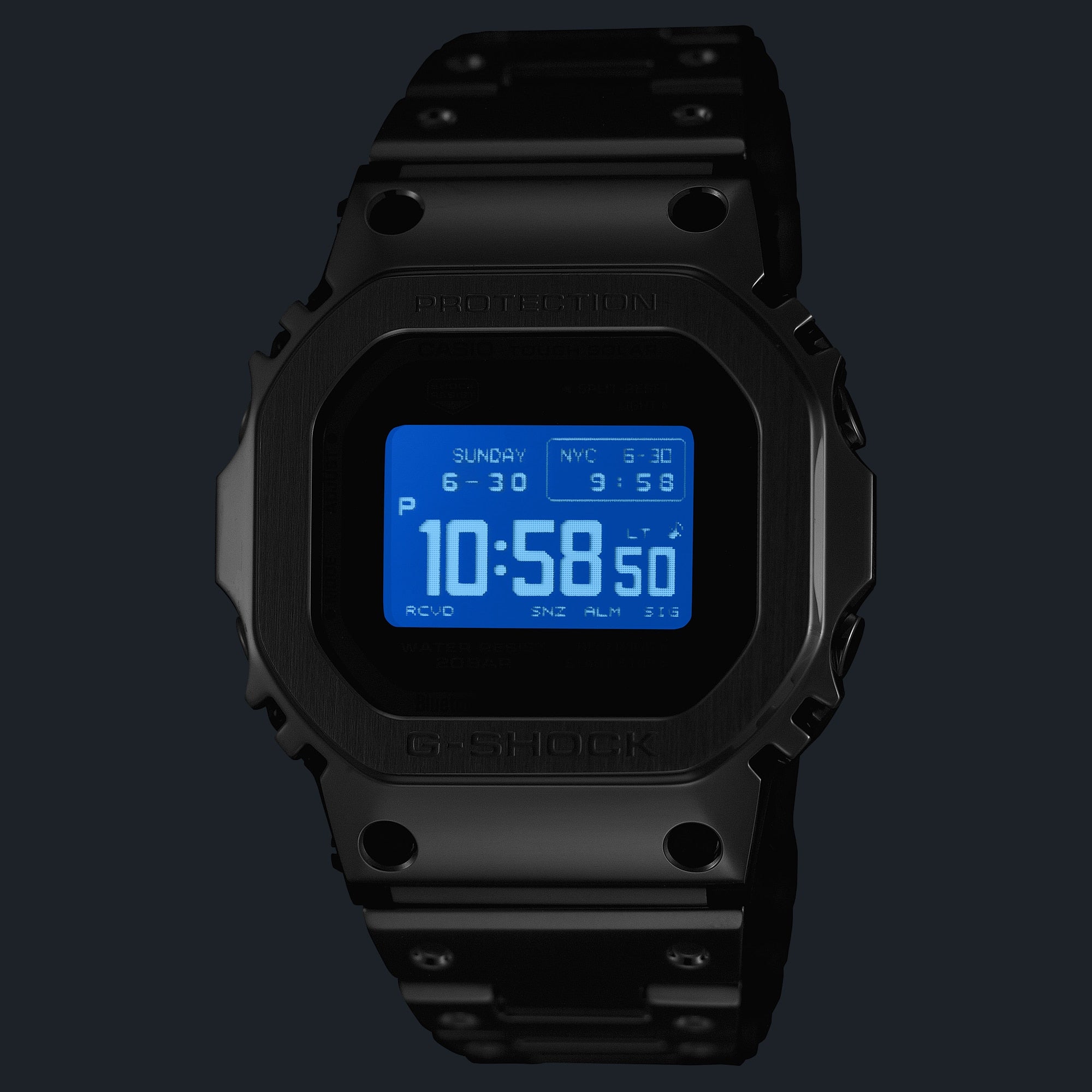 G-Shock Full Metal Black Dial Stainless Steel Watch GMWBZ5000D-1D