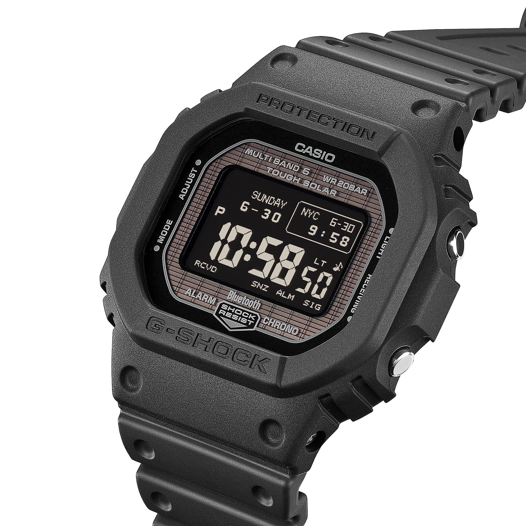 G-Shock Digital Black Dial Black Resin Band Watch GWBX5600-1A1