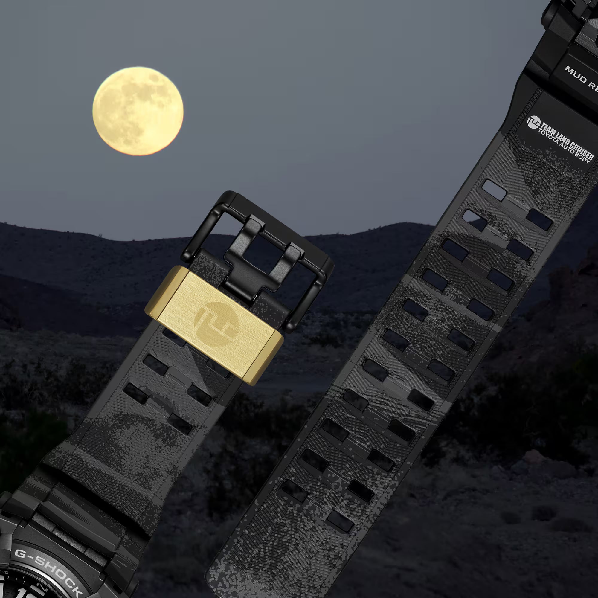 G-Shock Master of G-Land Mudmaster TEAM LAND CRUISER TOYOTA AUTO BODY Collab Watch GWGB1000TLC-1A