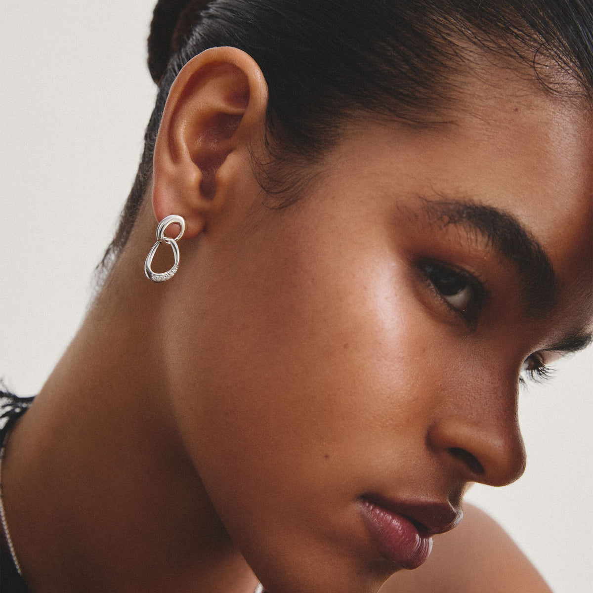 Thomas Sabo Earrings Together with zirconia TH2350