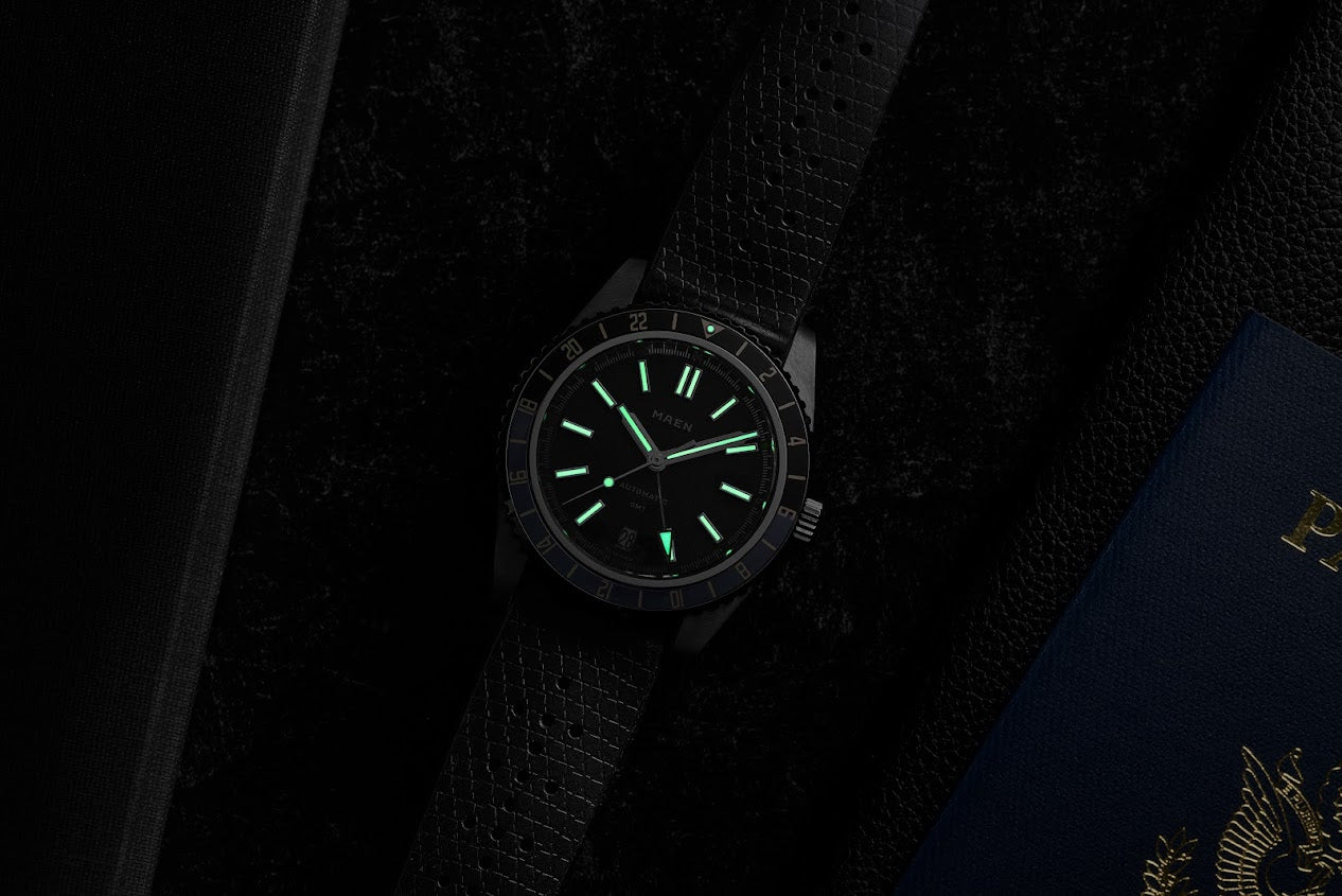 MAEN Hudson 38 GMT MKII Blue Dial Automatic Watch M1.3.5