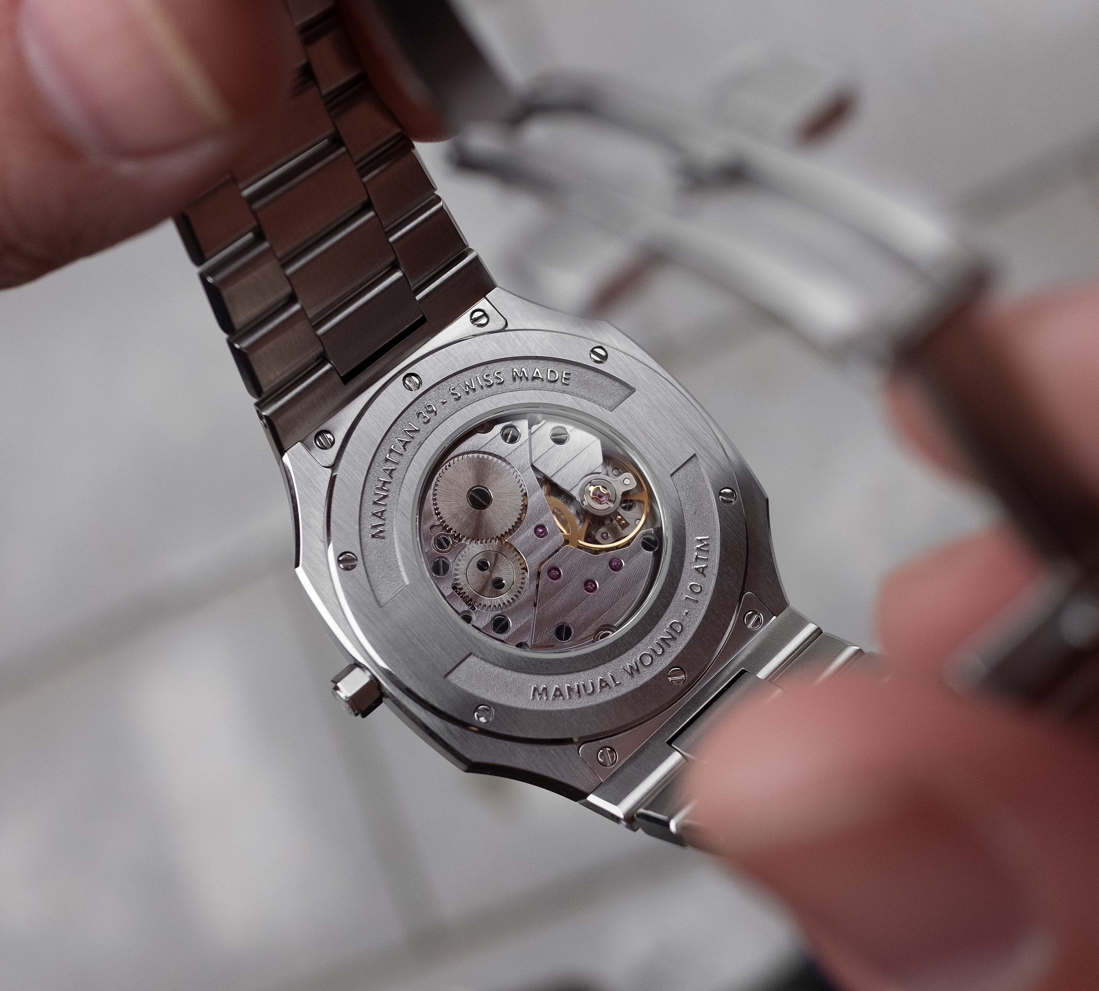 MAEN Manhattan 39 Ultra-Thin Blue Dial No Date Watch M4.1.2