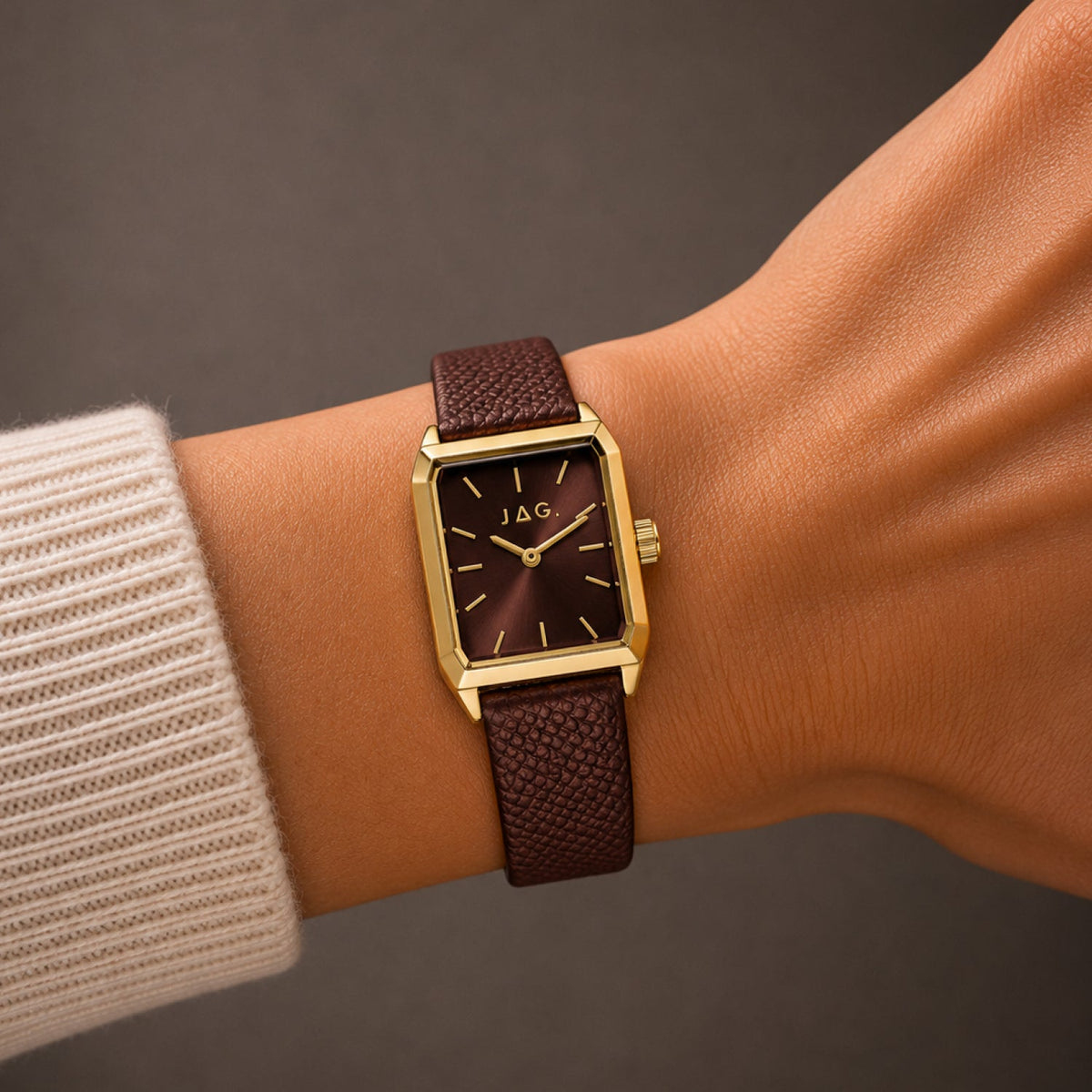 JAG Sorrento Womens Brown Dial 24mm Brown Watch J3043