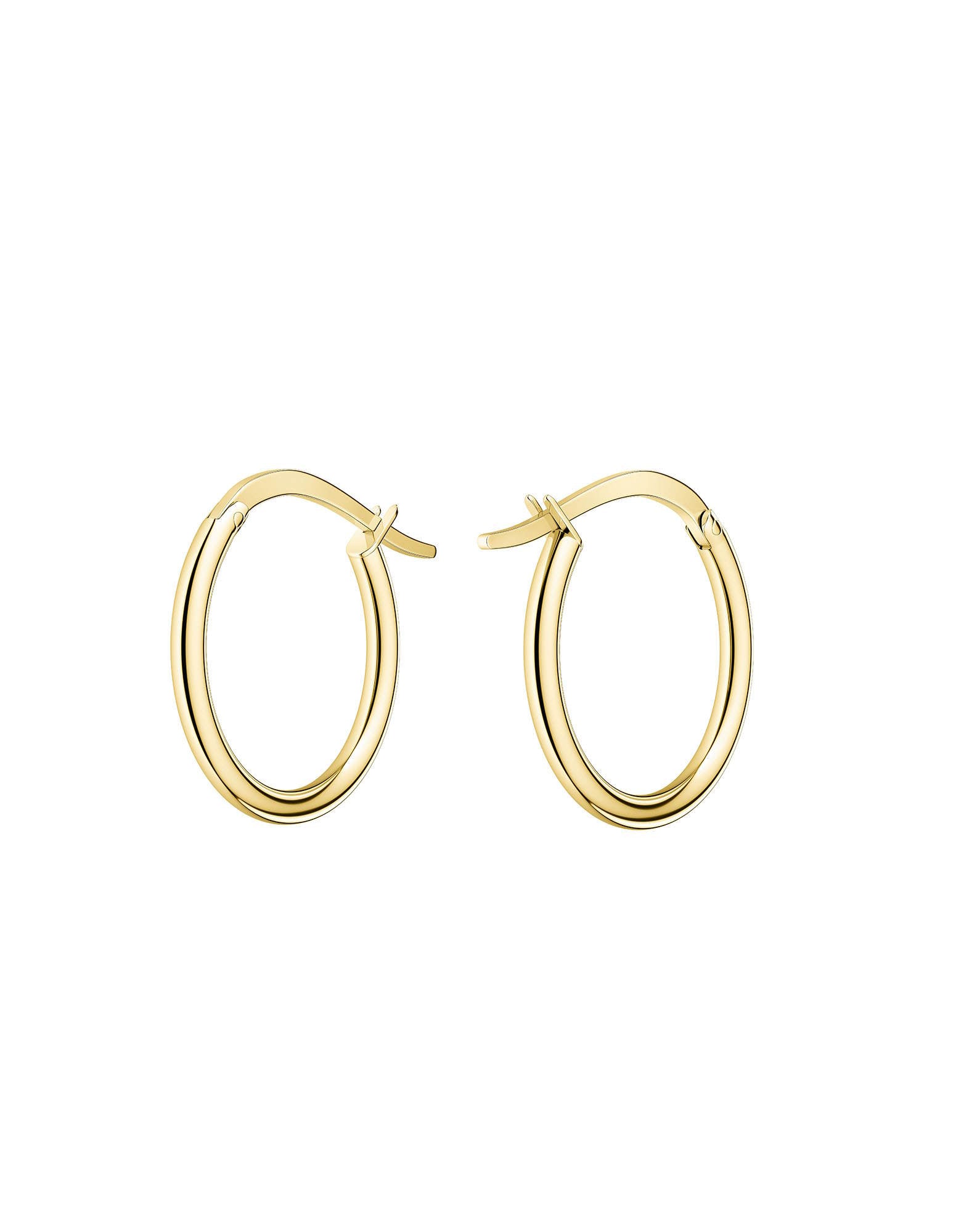 Rosefield Large Hoops Gold Earrings JELHG-J583