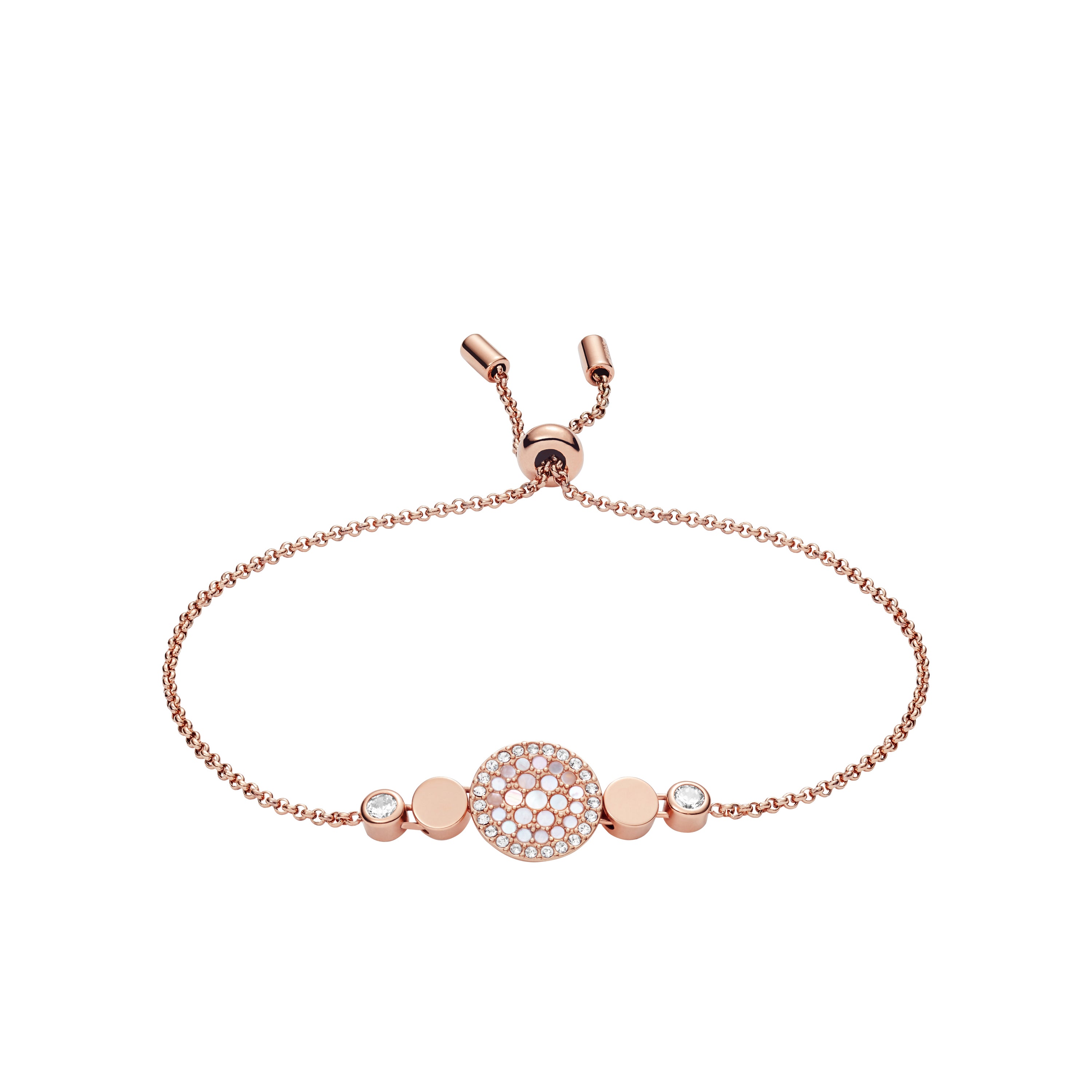 Fossil Mop Rose Gold Bracelet JF02905791