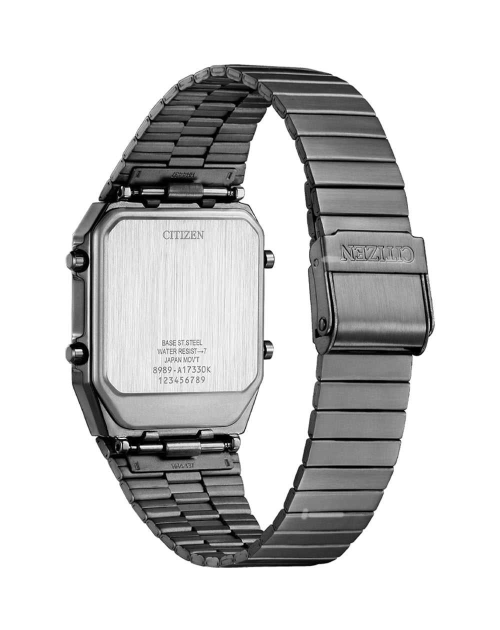 Citizen Digital Black Stainless Steel Watch JG2147- 85X