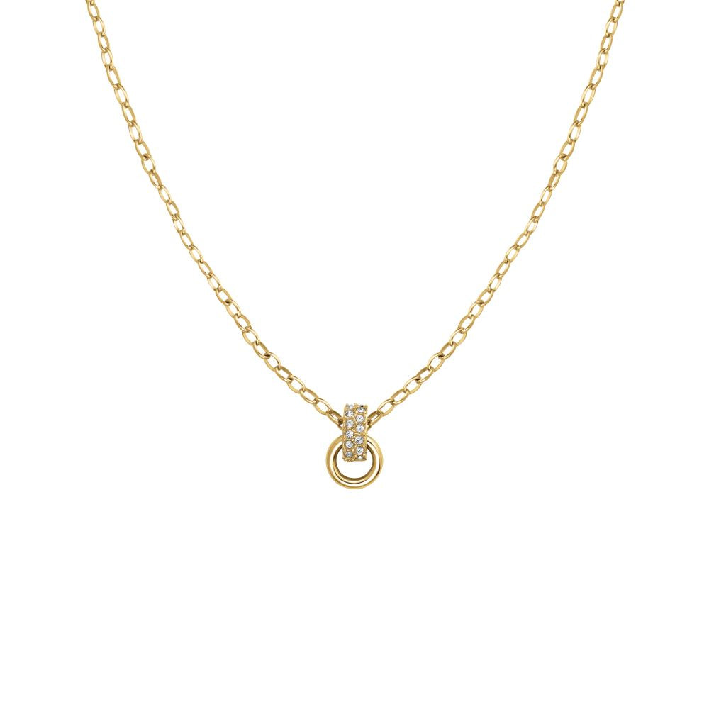 Rosefield Bow Link Studs Gold Necklace JNBSG-J898