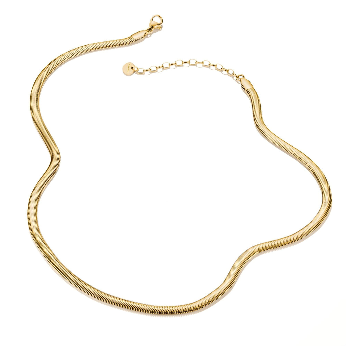 Thomas Sabo Gold-Tone Stainless Steel Snake Chain Necklace 4mm TKE2275SY45 TKE2275SY45 view 2