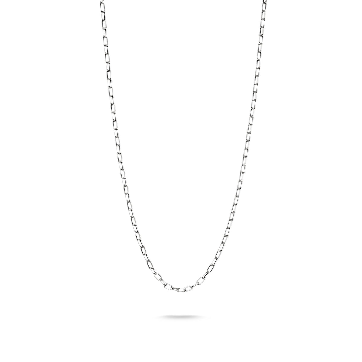 Thomas Sabo Silver-Plated Paperclip Chain Necklace 2.3mm TKE2328M-45 TKE2328M-45 front packshot