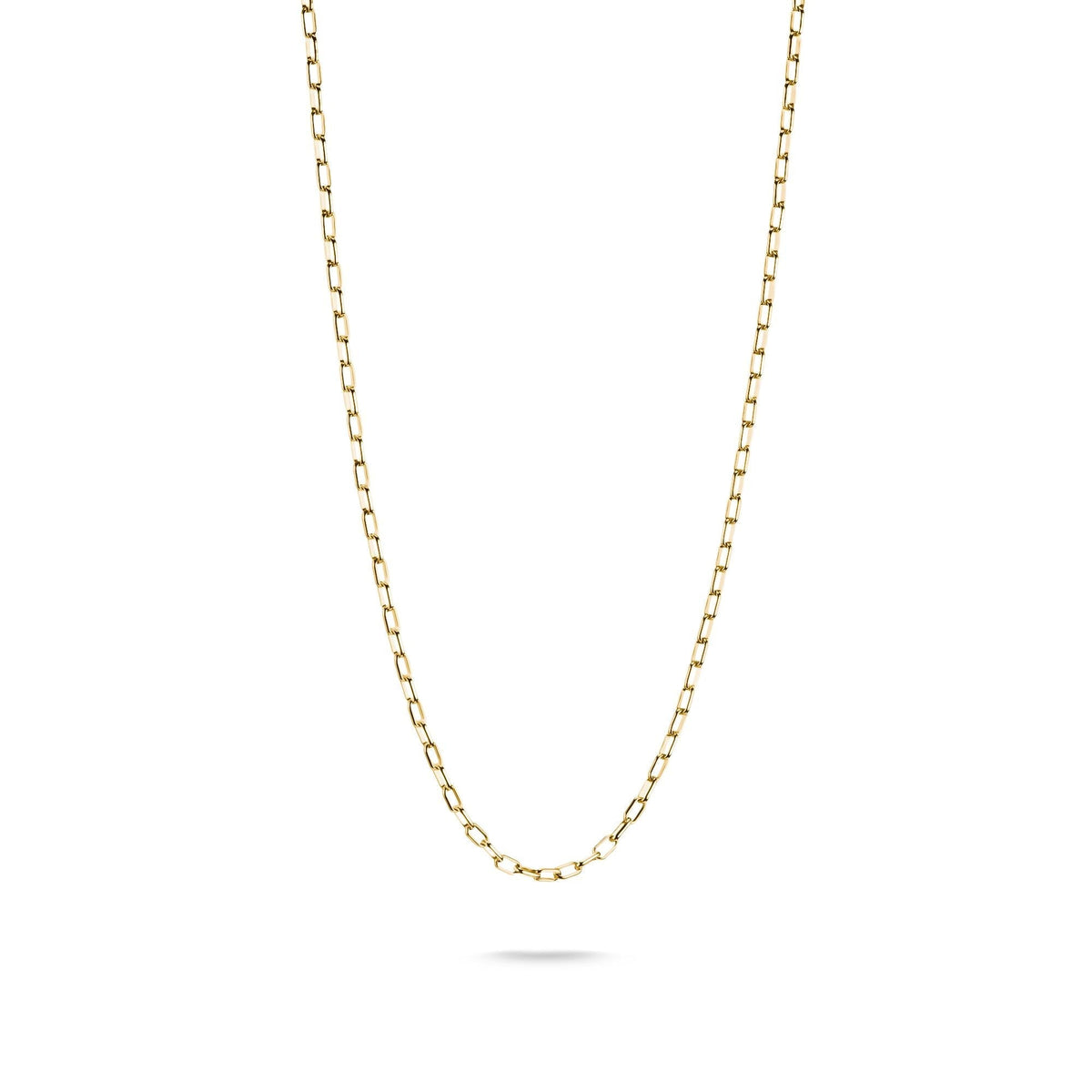 Thomas Sabo Gold-Tone Stainless Steel Paperclip Chain Necklace 2.3mm TKE2328SY-45 TKE2328SY-45 front packshot