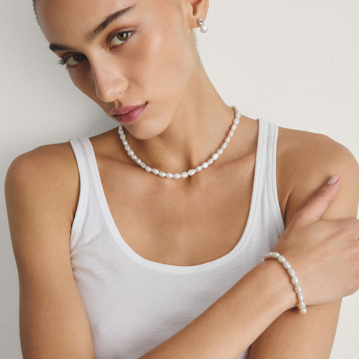 Thomas Sabo Pearl necklace TKE2383