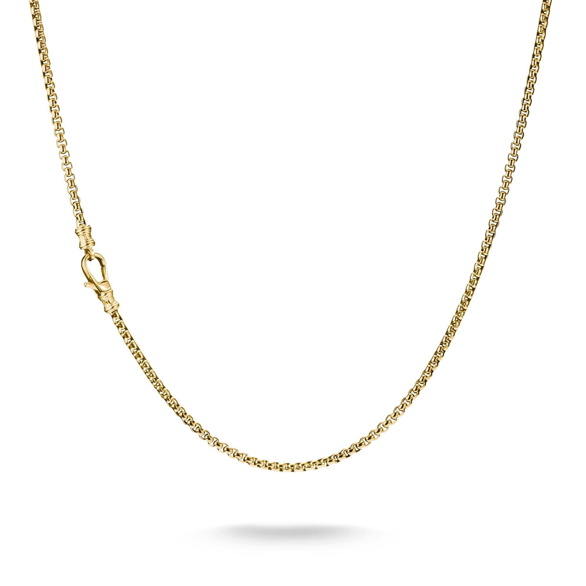 Thomas Sabo Gold-Tone Stainless Steel Box Chain Necklace 2.7mm TKE2400SY-55 TKE2400SY-55 front packshot