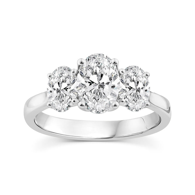 2.00ct Lab Grown Diamond Ring in 9K White Gold
