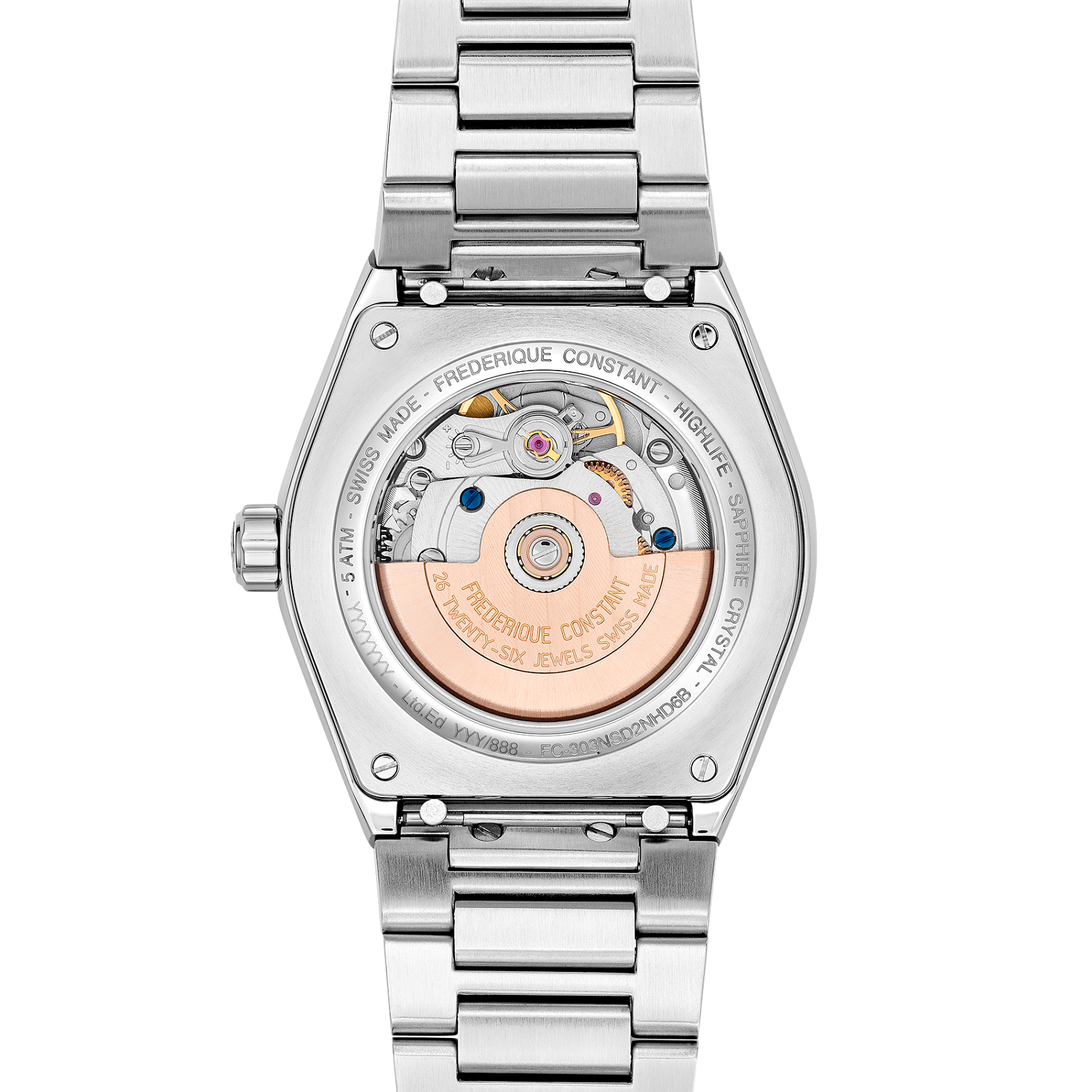 Frederique Constant Ladies Highlife Sparkling Automatic FC-303NSD2NHD6B