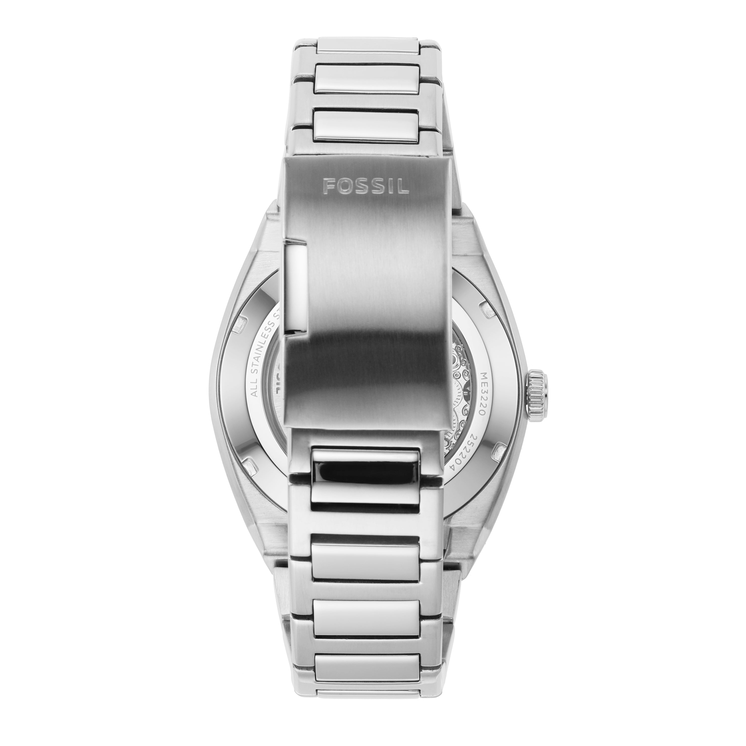 Fossil Everett Automatic Blue Dial Mens Watch ME3220
