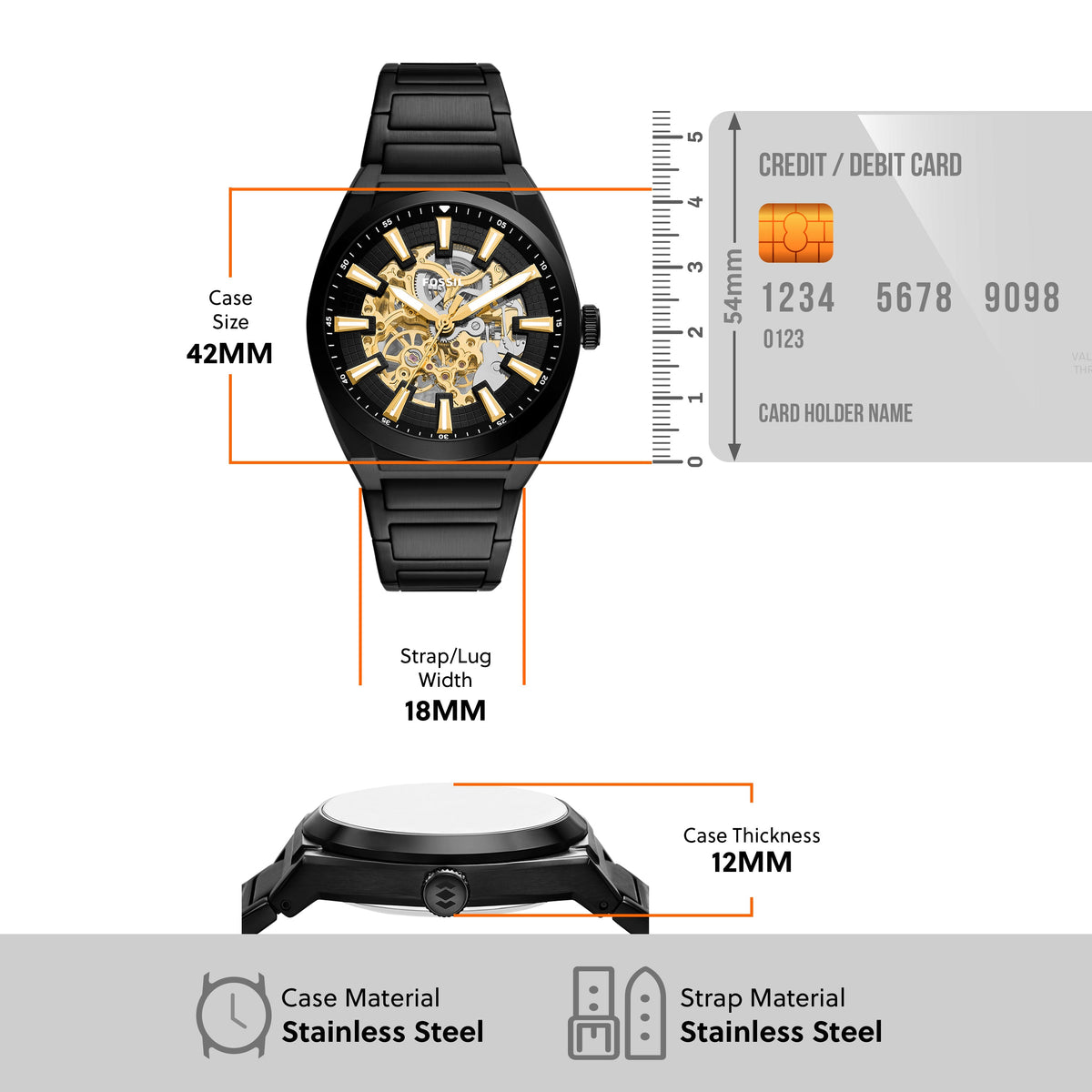 Fossil Everett ME3289 view 7