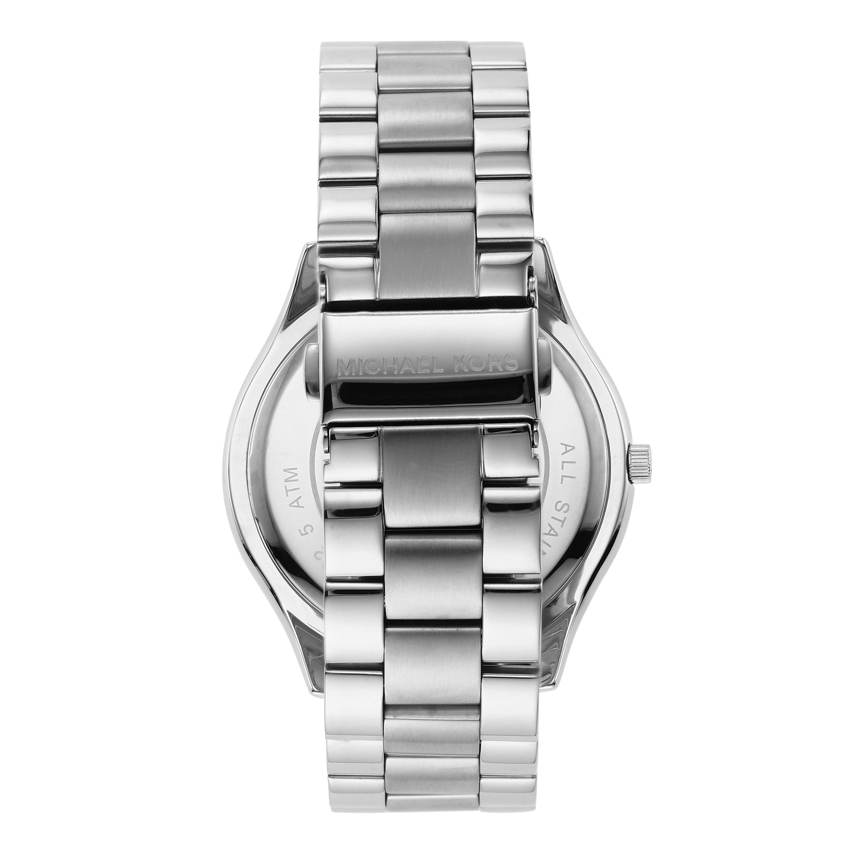 Michael Kors Slim Runway Silver Dial Stainless Steel Watch MK3178