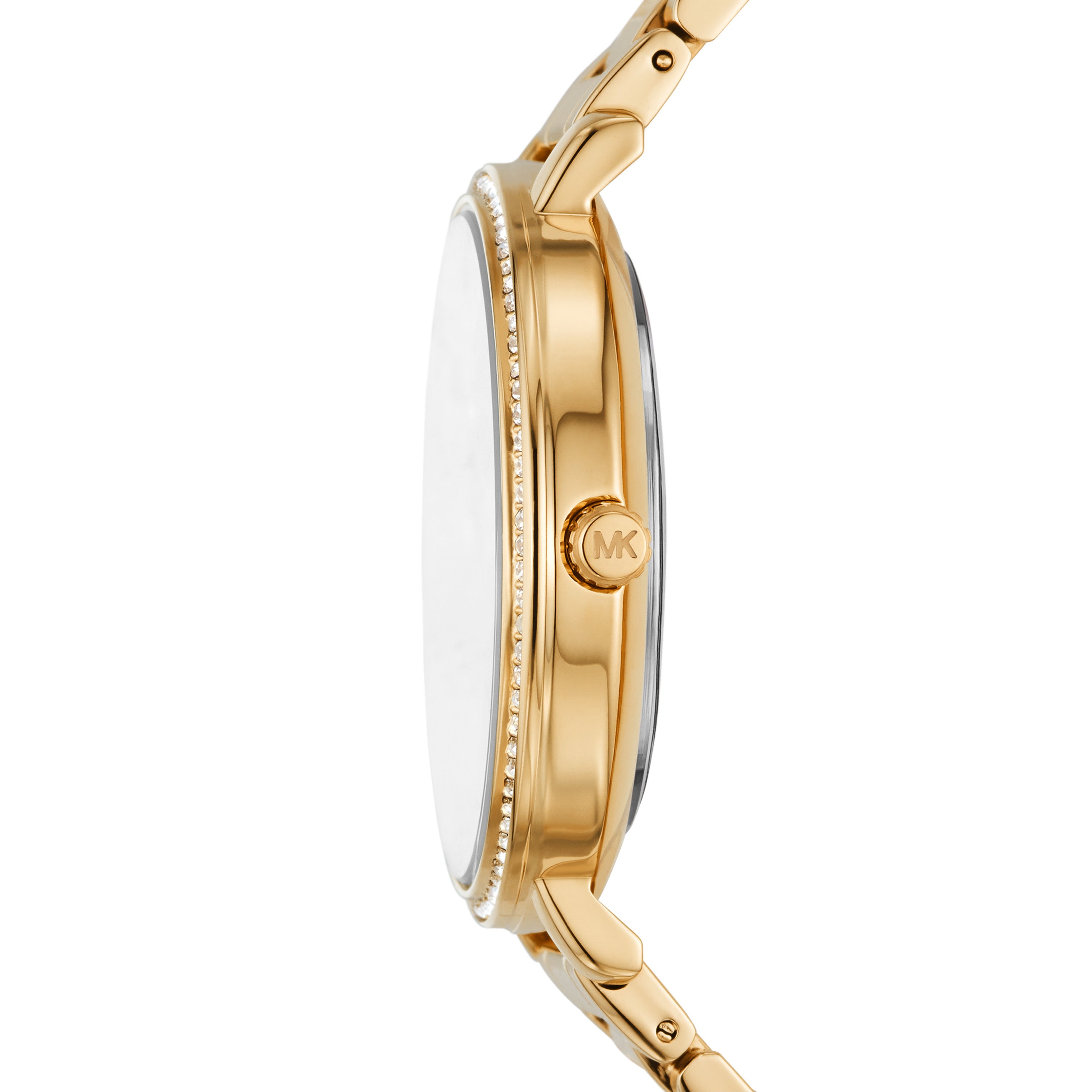 Michael Kors Pyper Black Dial Gold Stainless Steel Watch MK4916