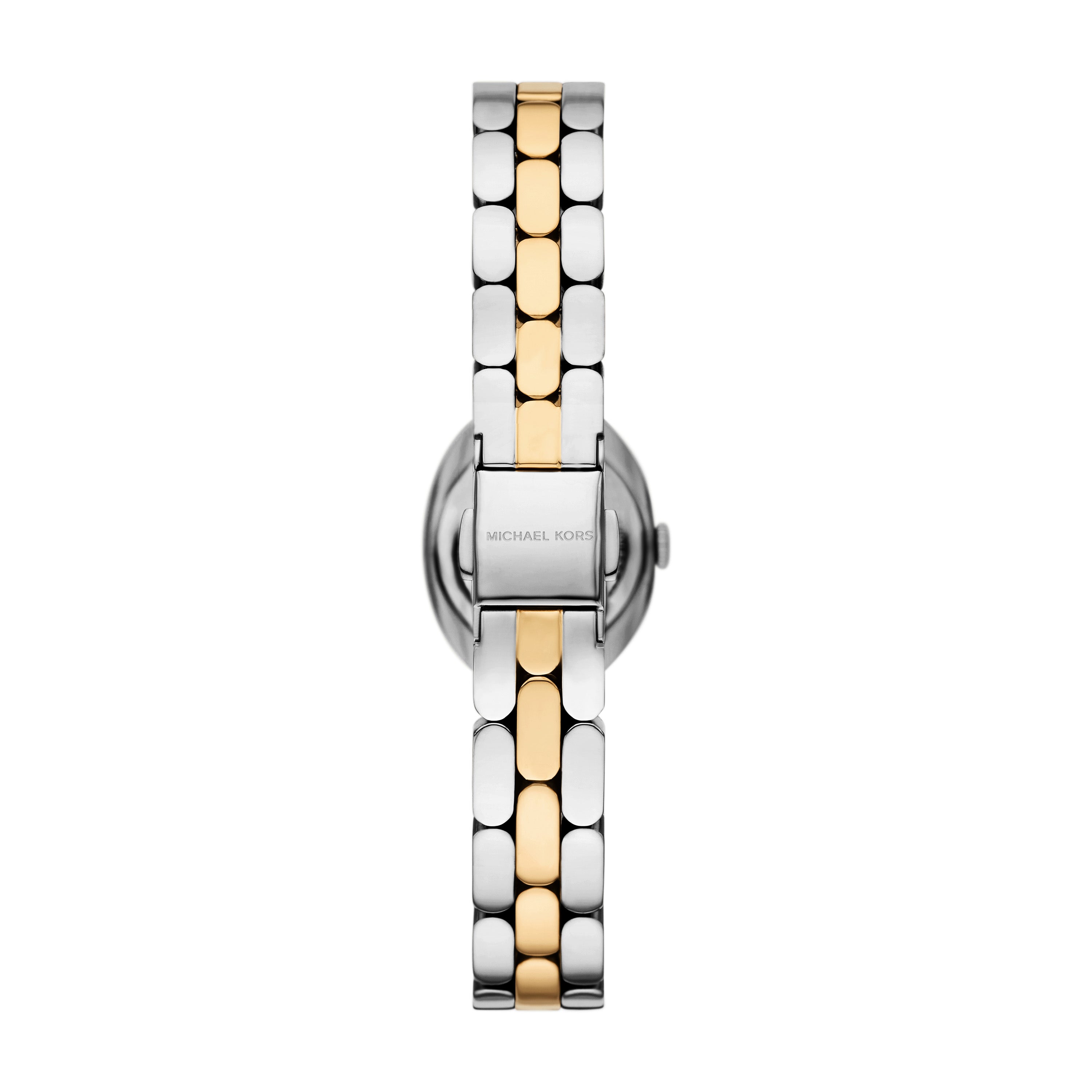 Michael Kors Maude White Dial Two Tone Stainless Steel Watch MK4956