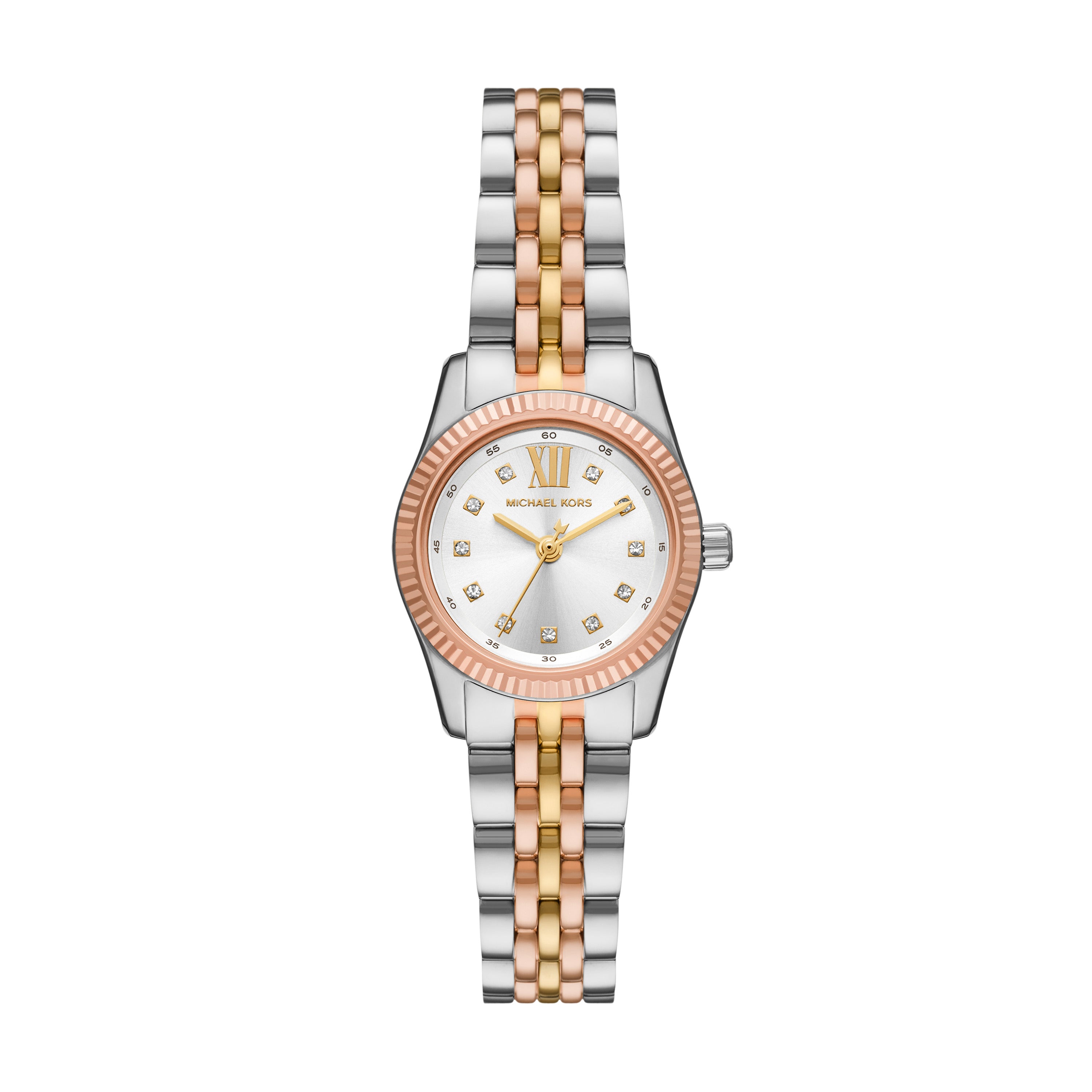 Michael Kors Lexington White Dial Multicolour Stainless Steel Watch MK4987