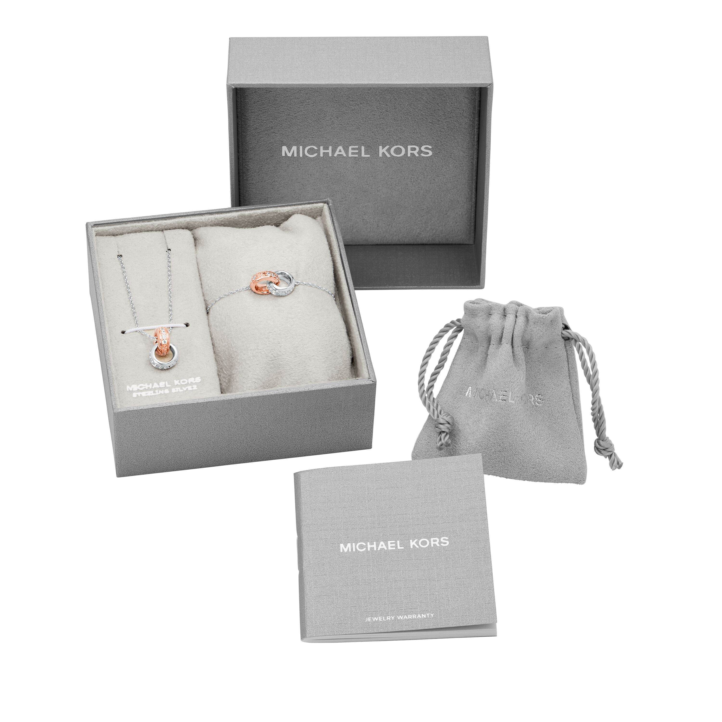 Michael Kors Premium Silver Jewellery Set MKC1614SET