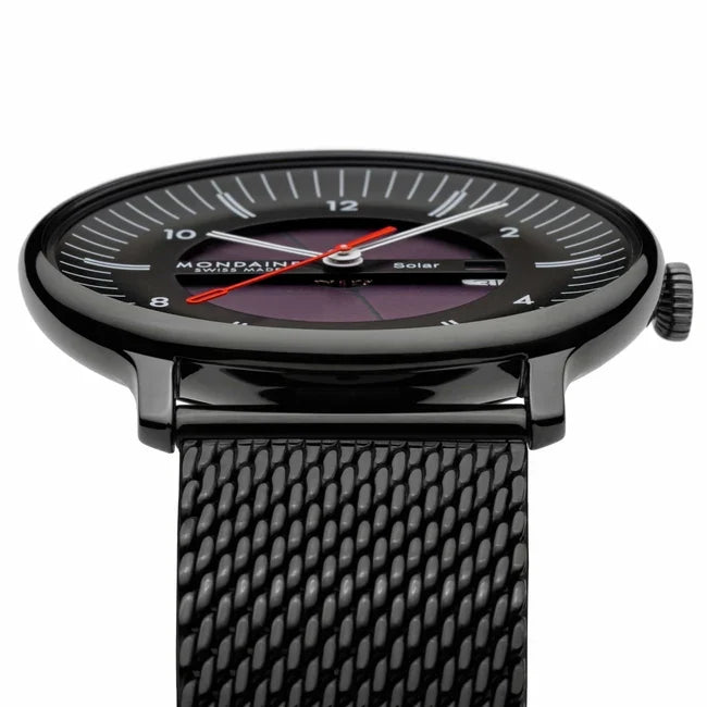 Mondaine Doppio Solar Skeleton Stainless Steel 41mm Watch MLE.41921.SM