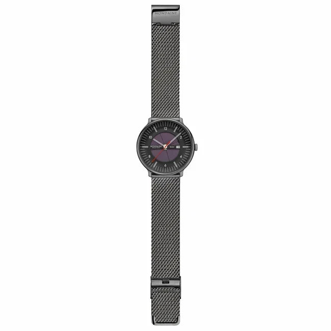 Mondaine Doppio Solar Skeleton Stainless Steel 41mm Watch MLE.41921.SM
