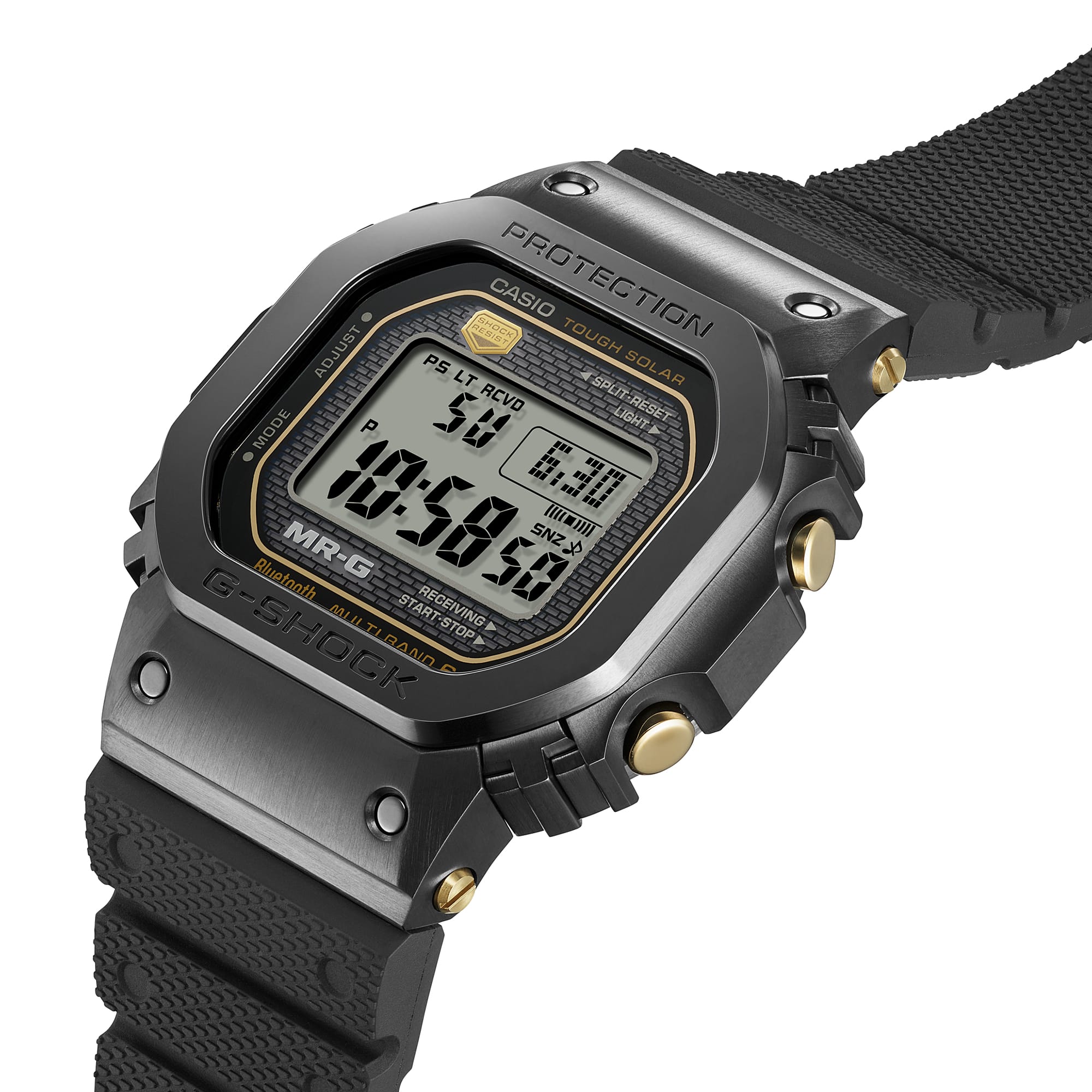 G-Shock MR-G Black Dial Black Resin Band Watch MRGB5000R-1D