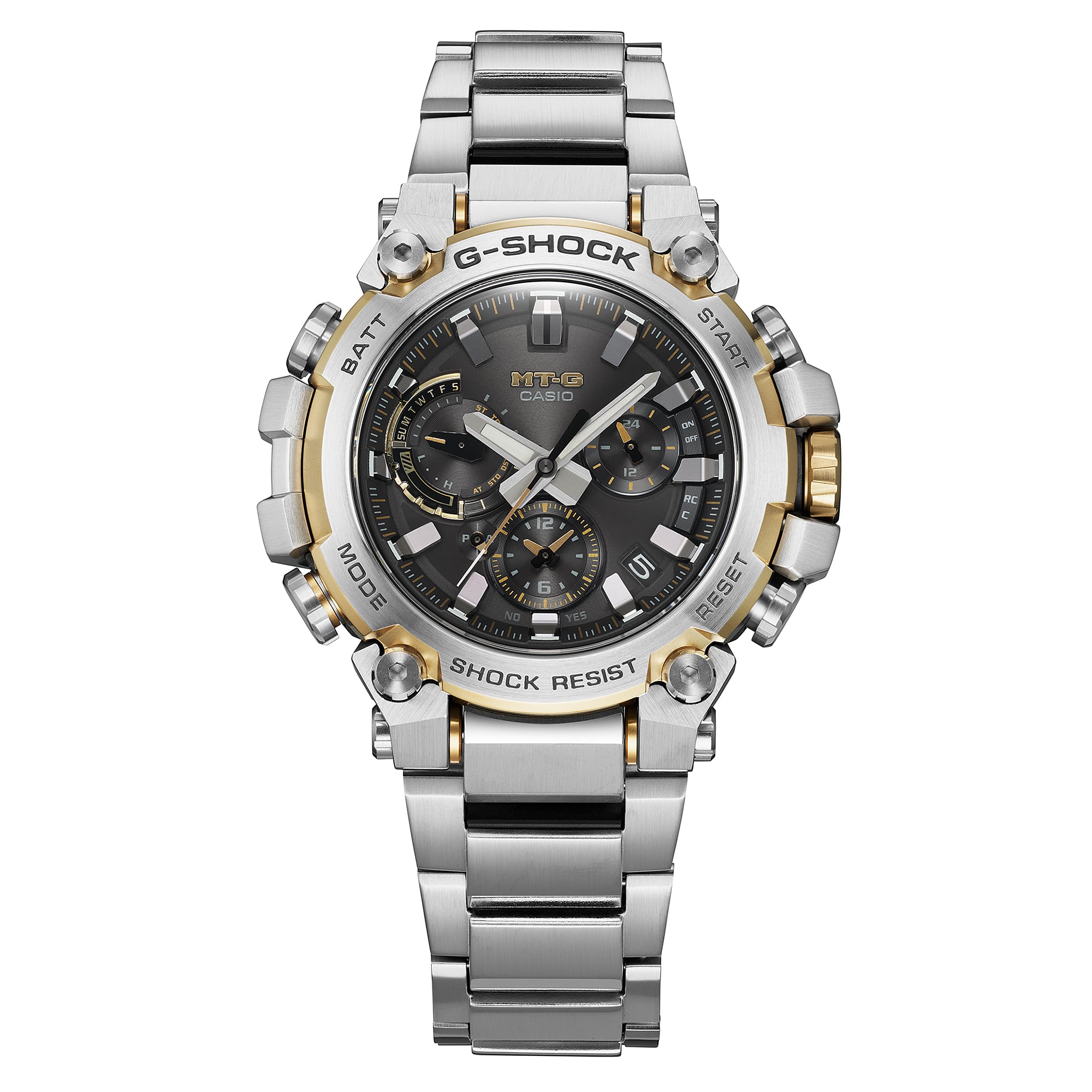 G-Shock Ultimate MTG Ana Silver Stainless Steel Timepiece MTGB3000D-1A9