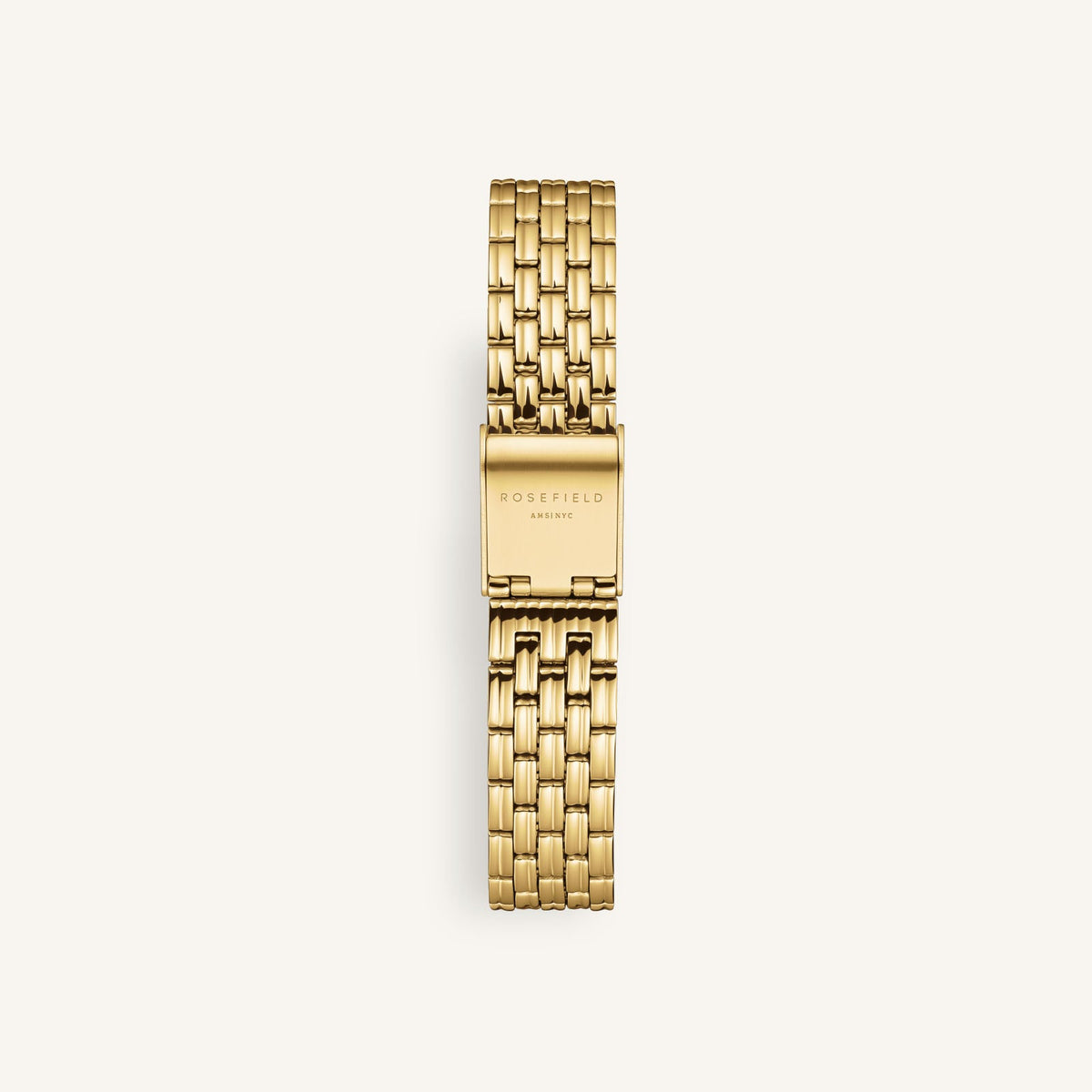 Rosefield Muse White Dial Gold Bracelet Watch MUWGSG-MU01