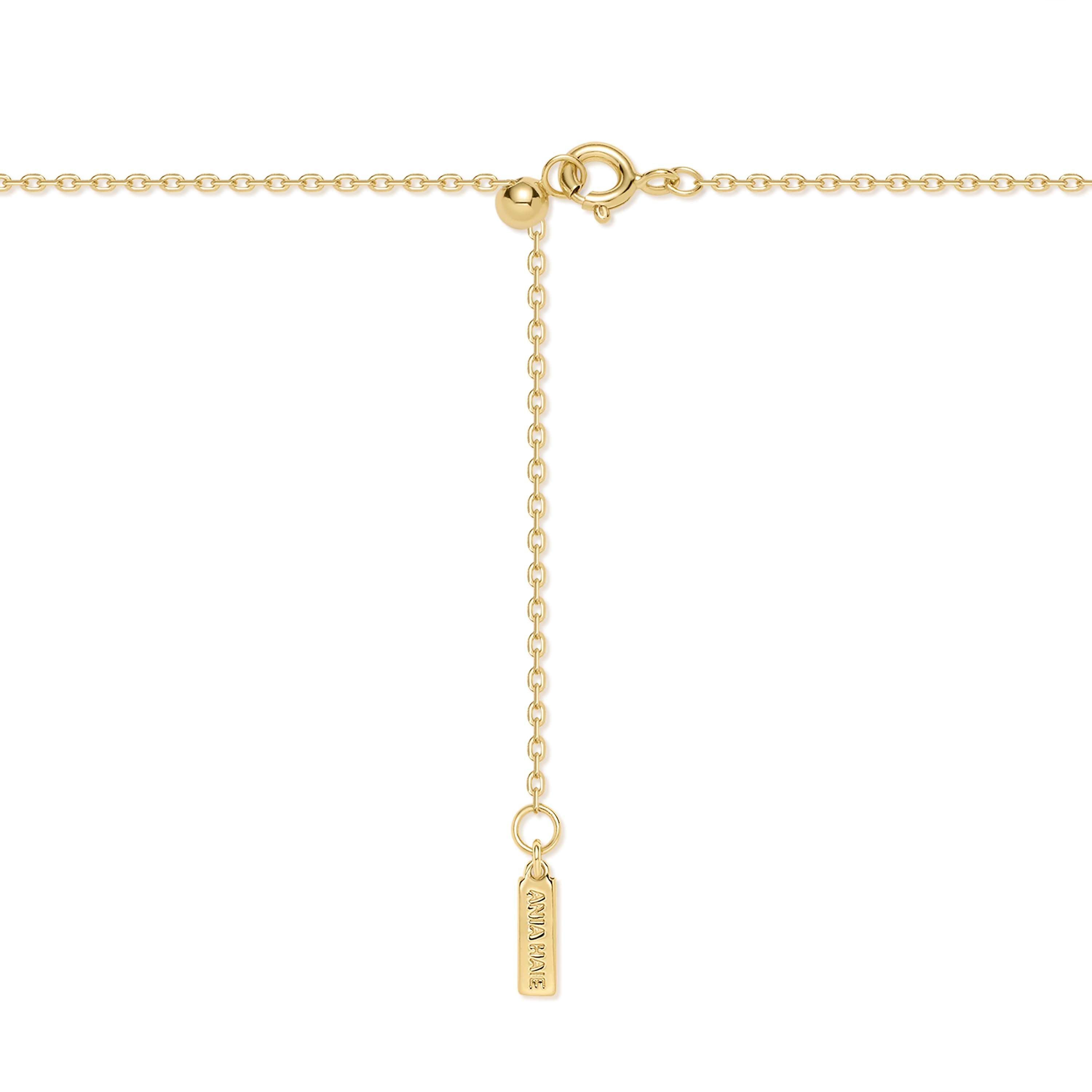 Ania Haie Gold Tiger Eye Pendant Necklace Modern Trendy Jewelry