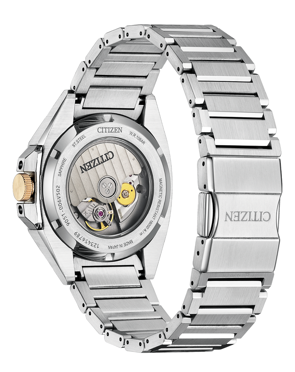 Citizen Series 8 Stainless Steel Champagne Dial Watch NB6059-57P